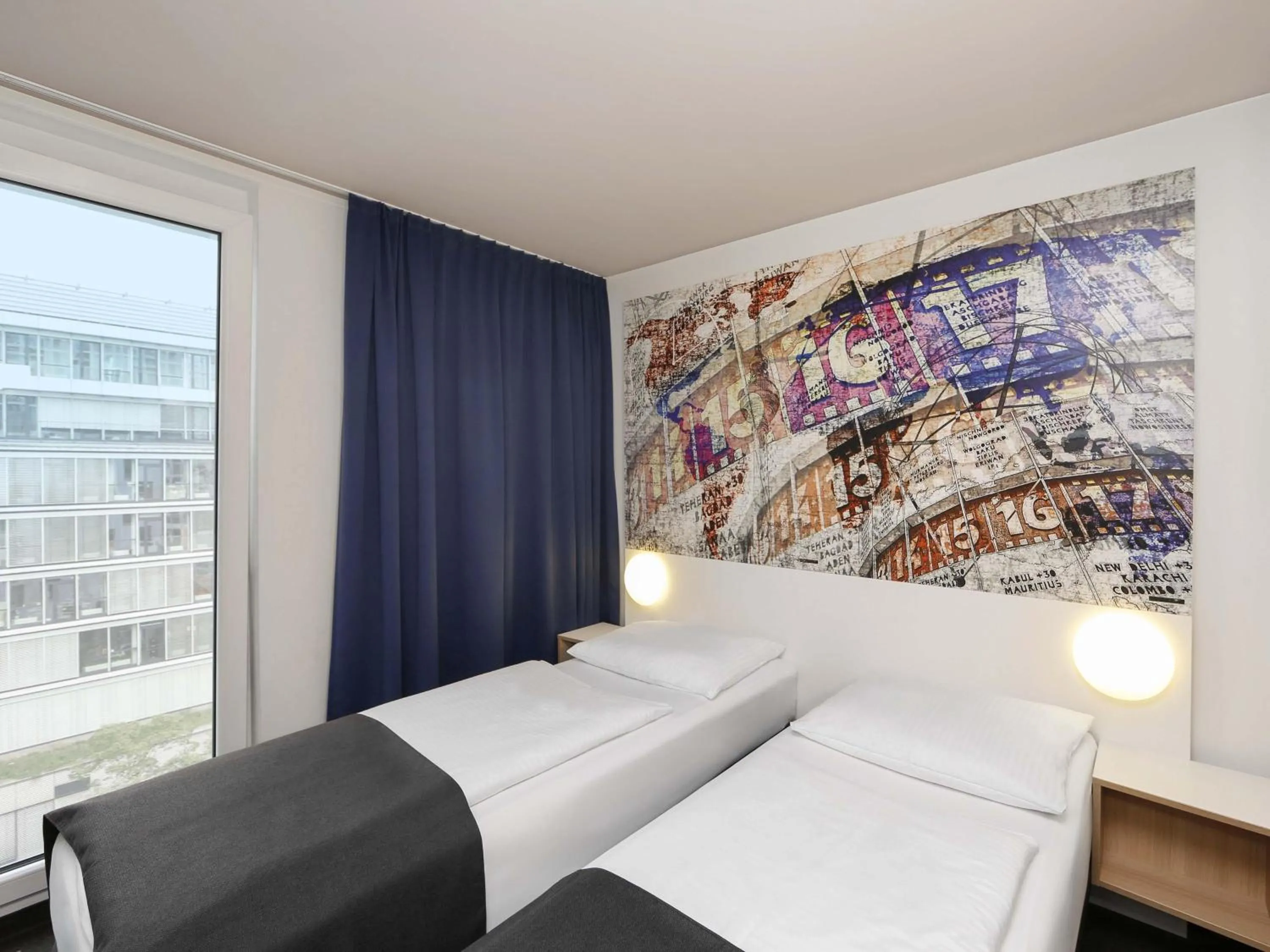 Photo of the whole room, Bed in B&B HOTEL Berlin-Alexanderplatz