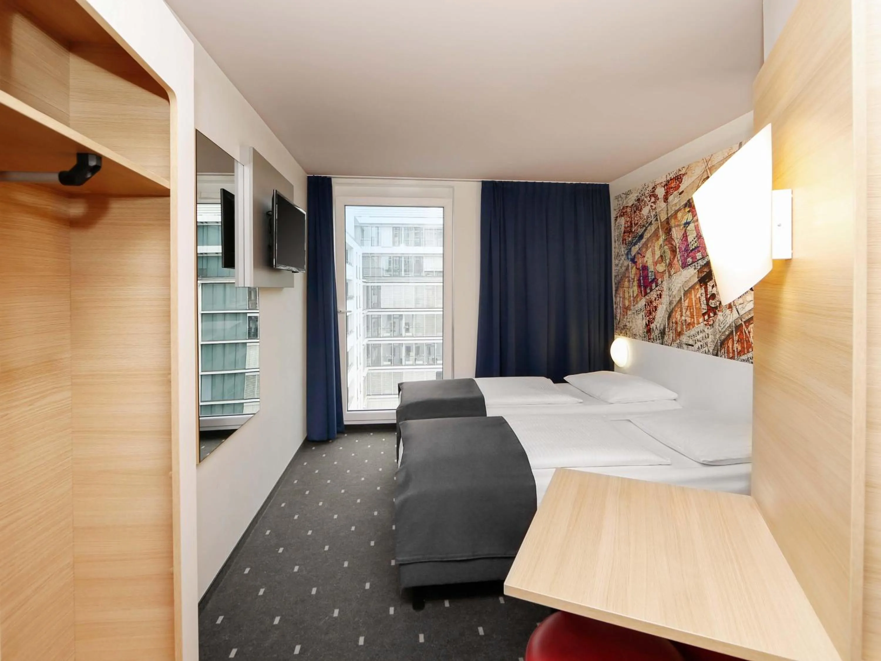 Photo of the whole room, Bed in B&B HOTEL Berlin-Alexanderplatz