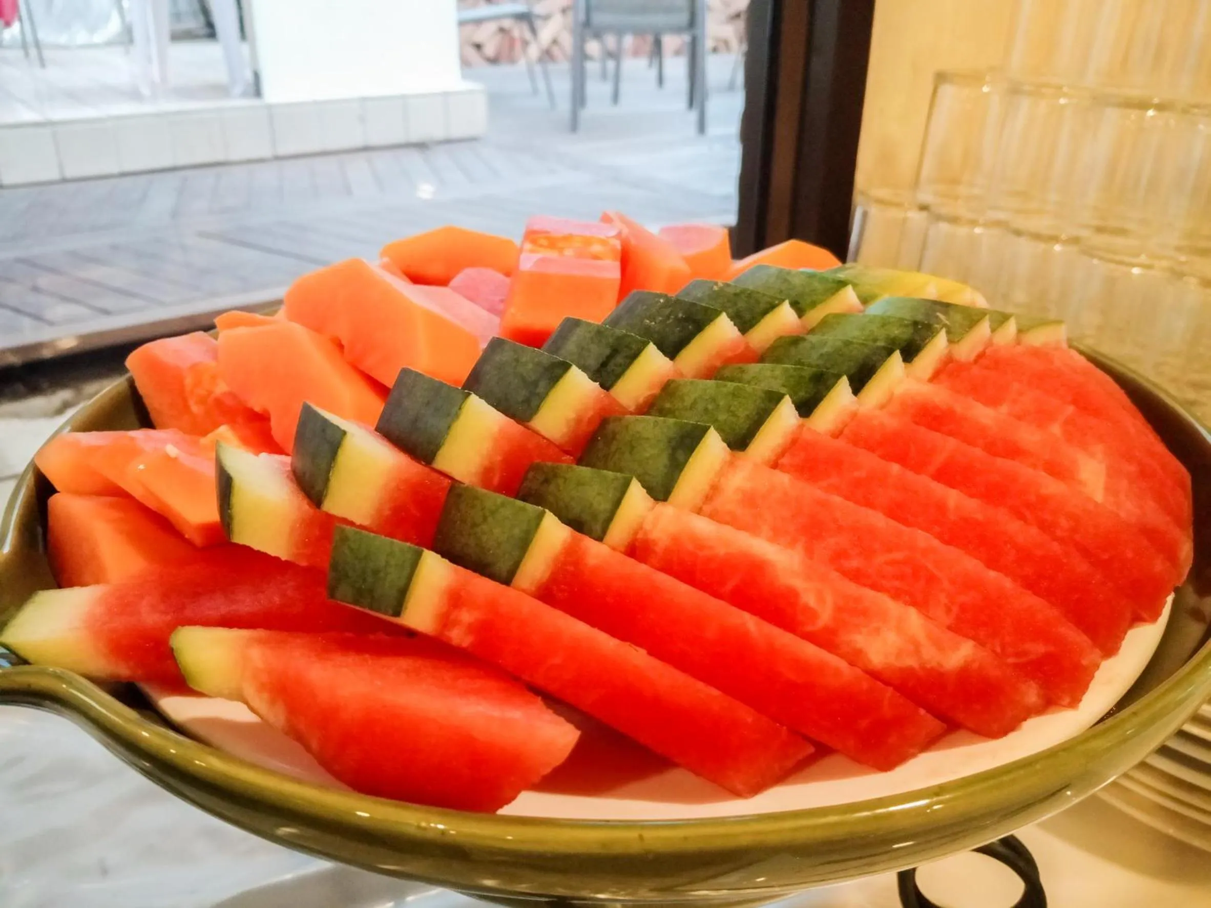 Buffet breakfast in NIM SEE SENG Hotel