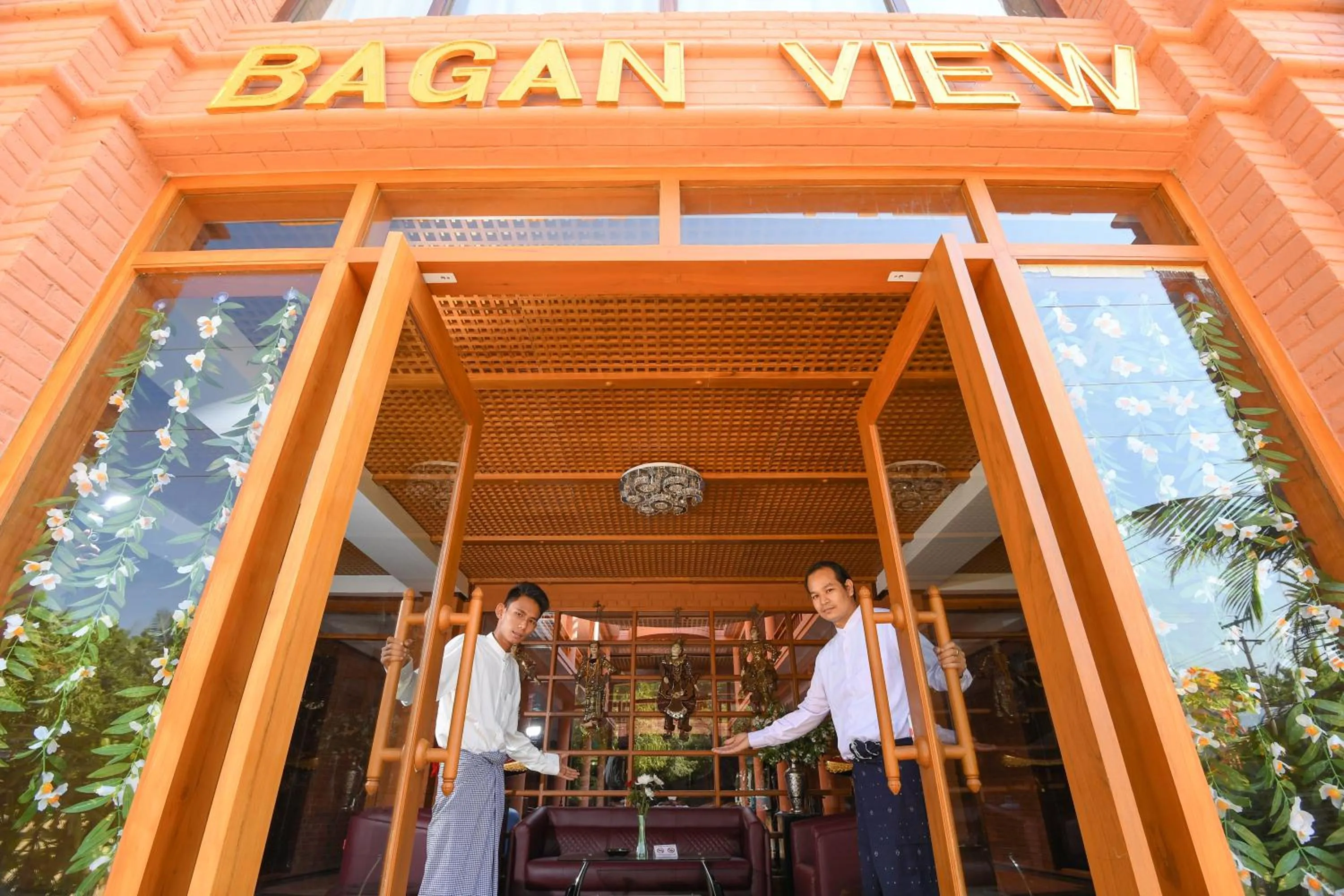 Facade/entrance in Bagan View Hotel