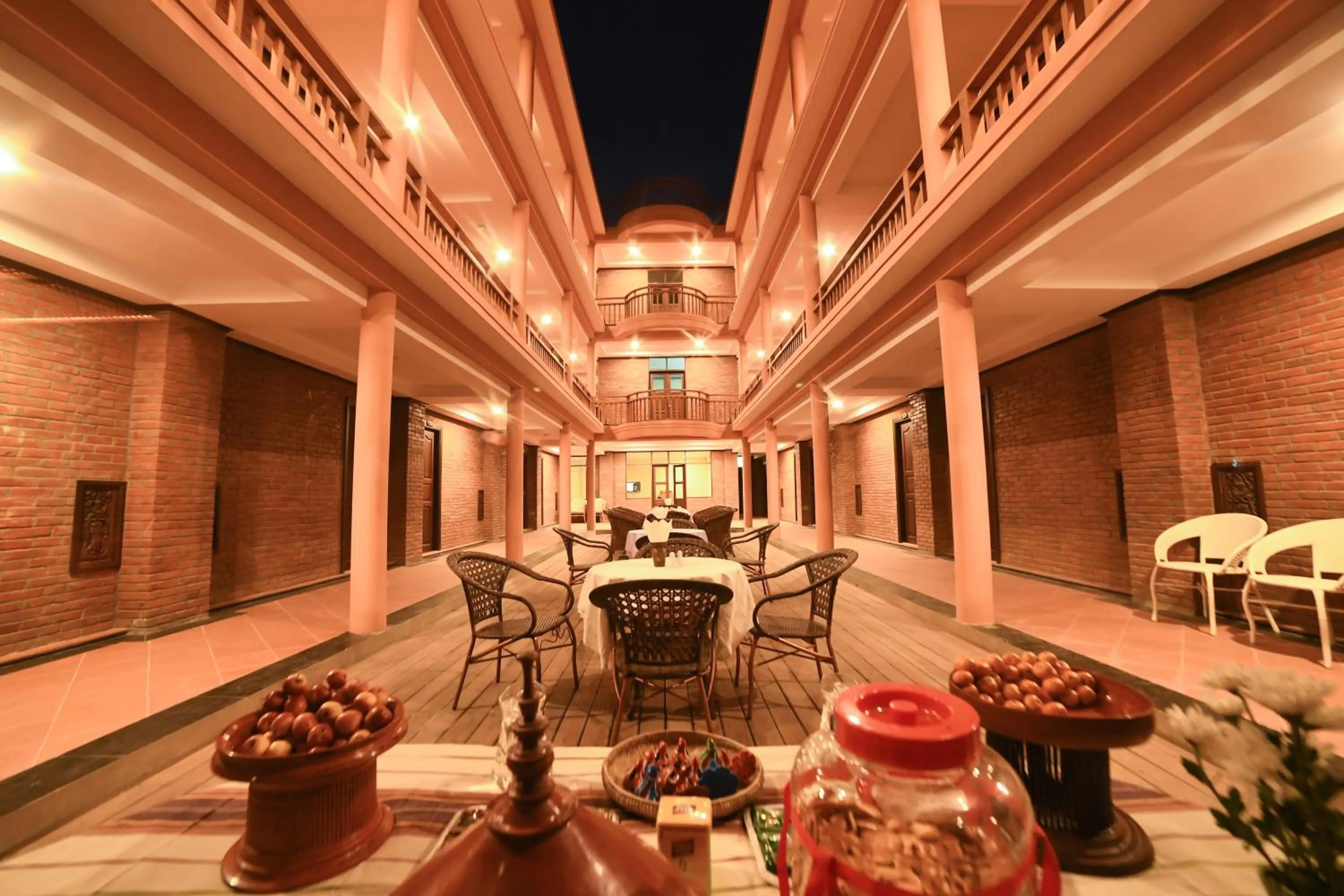 Food close-up in Bagan View Hotel