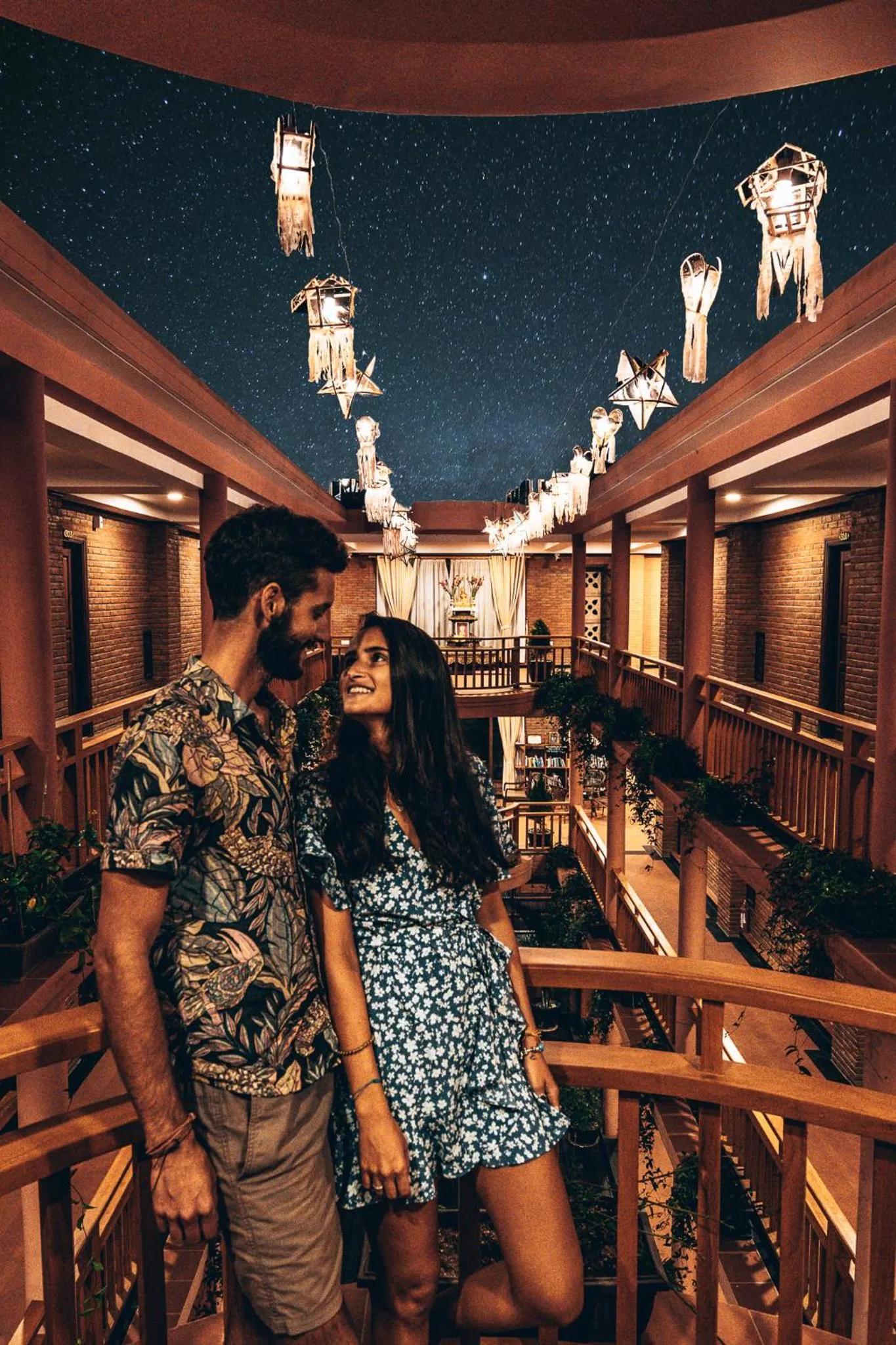 People in Bagan View Hotel