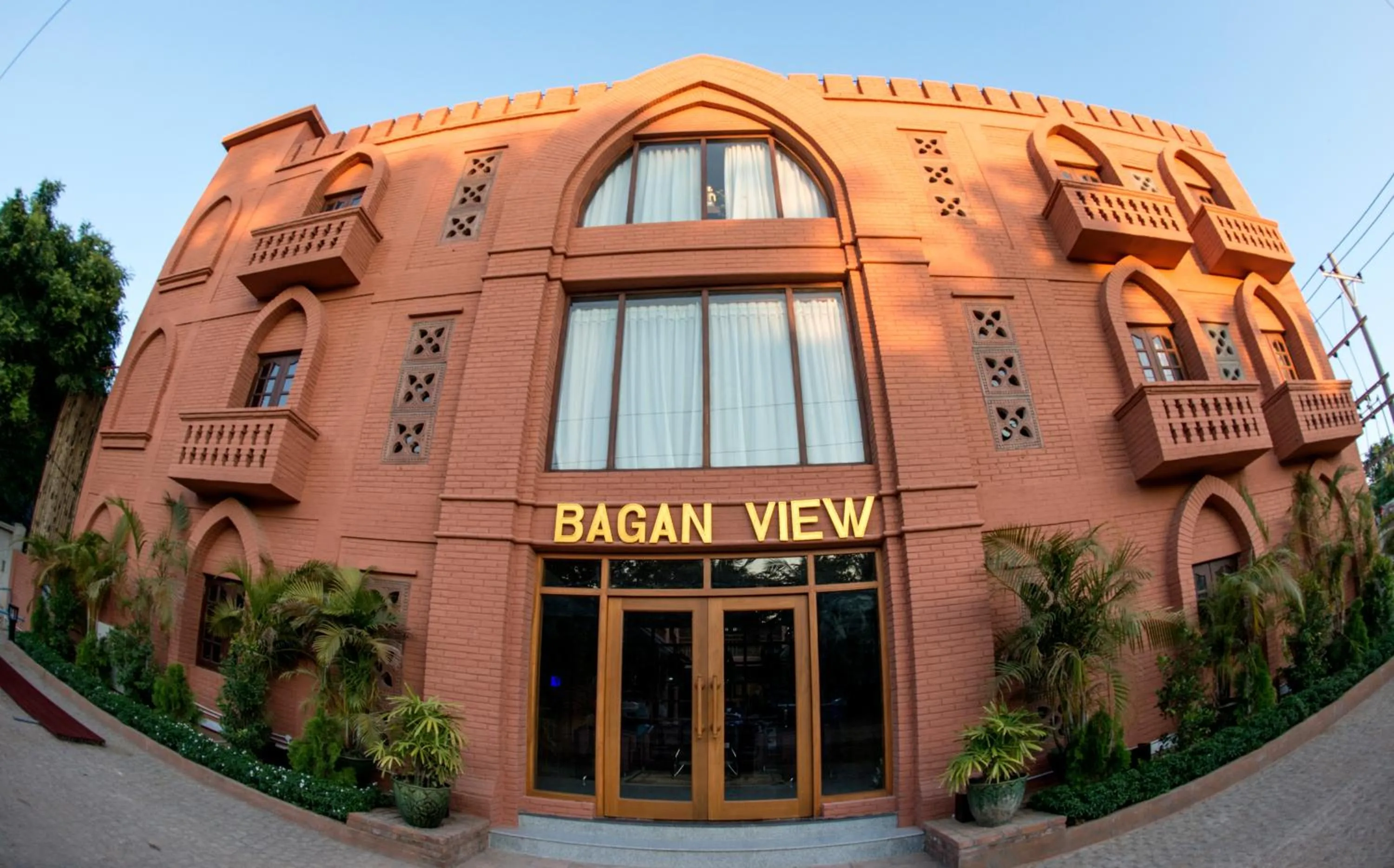 Bird's eye view in Bagan View Hotel