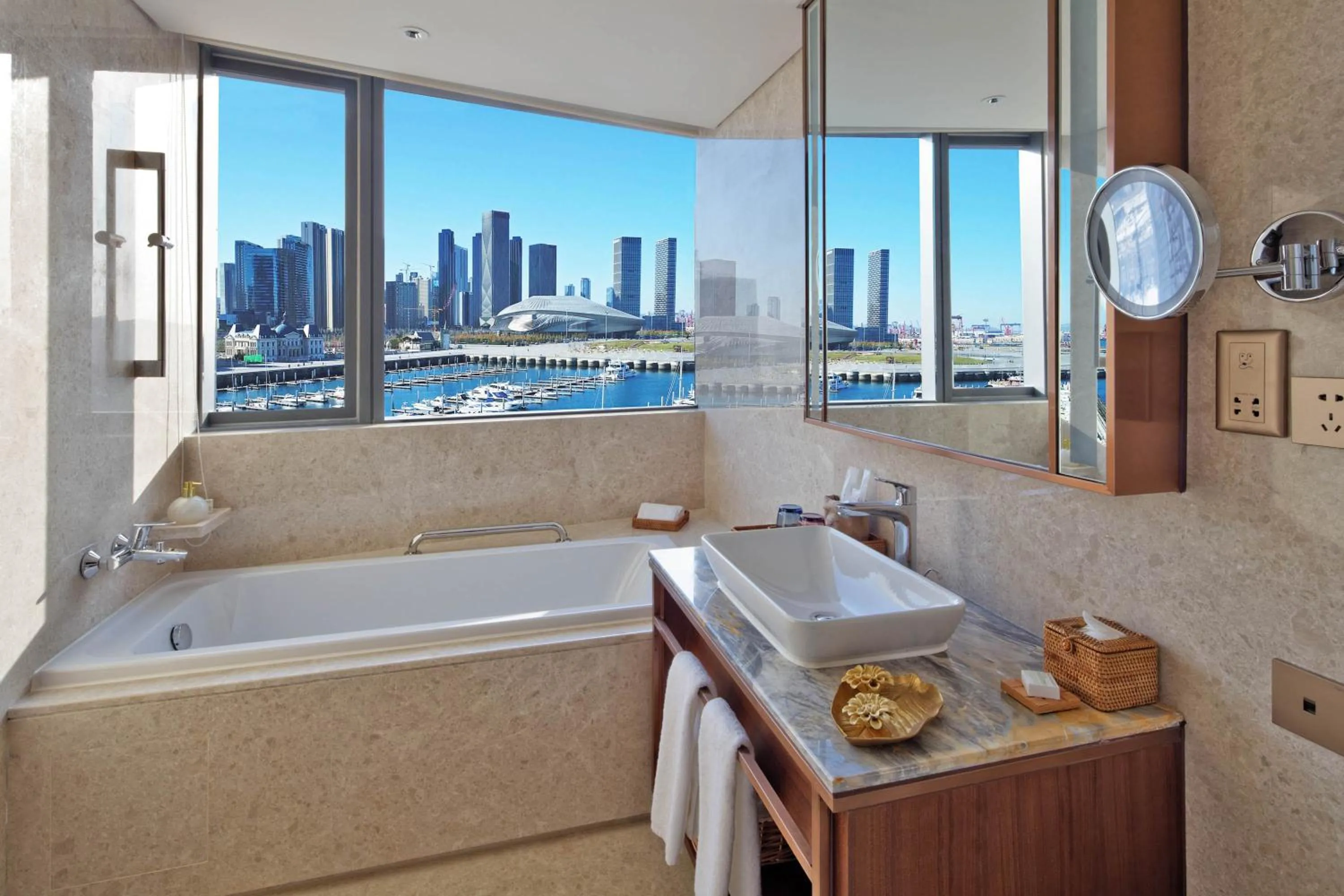 Bathroom in Fraser Suites Dalian