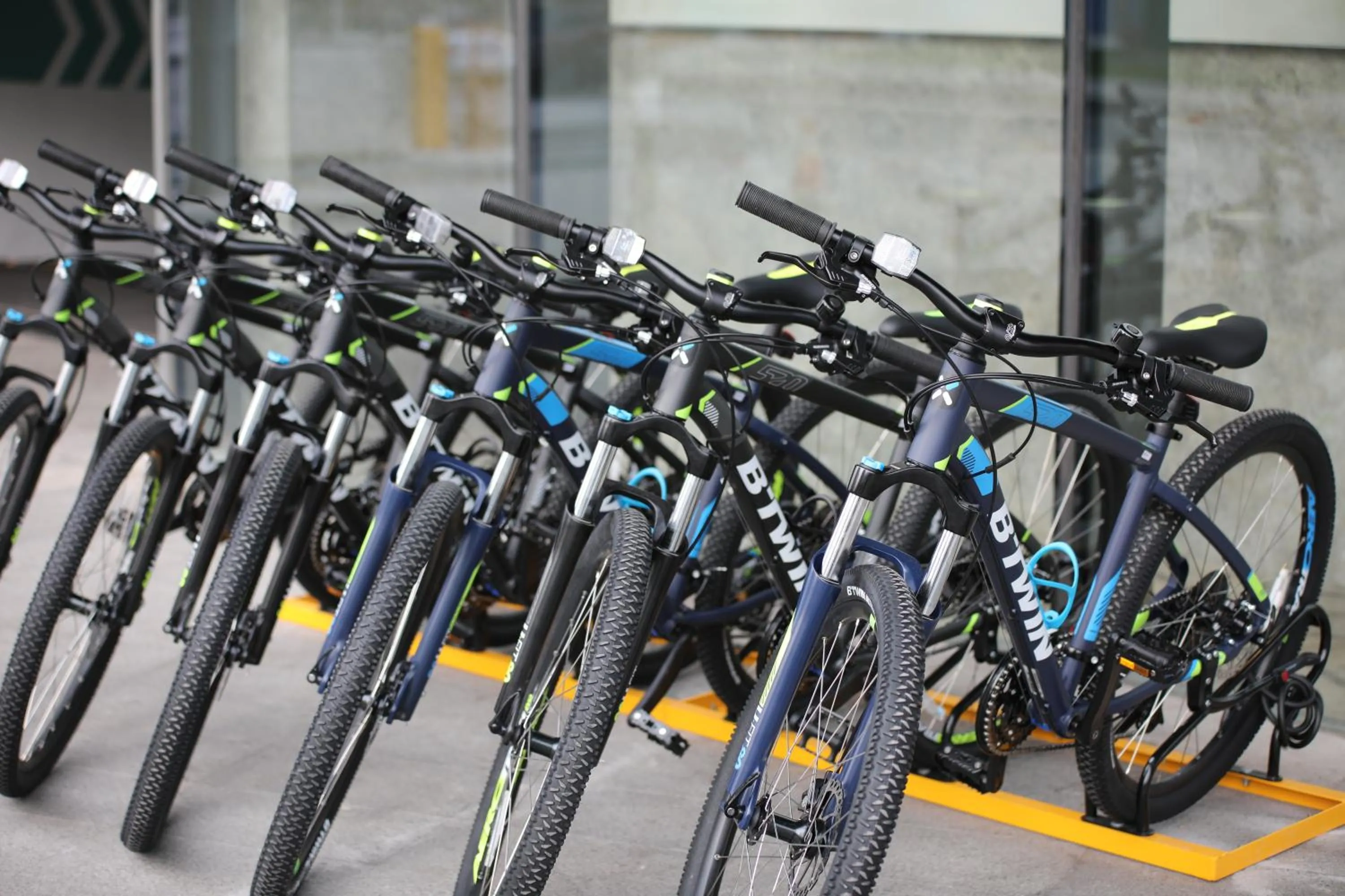 Cycling in Fraser Suites Dalian