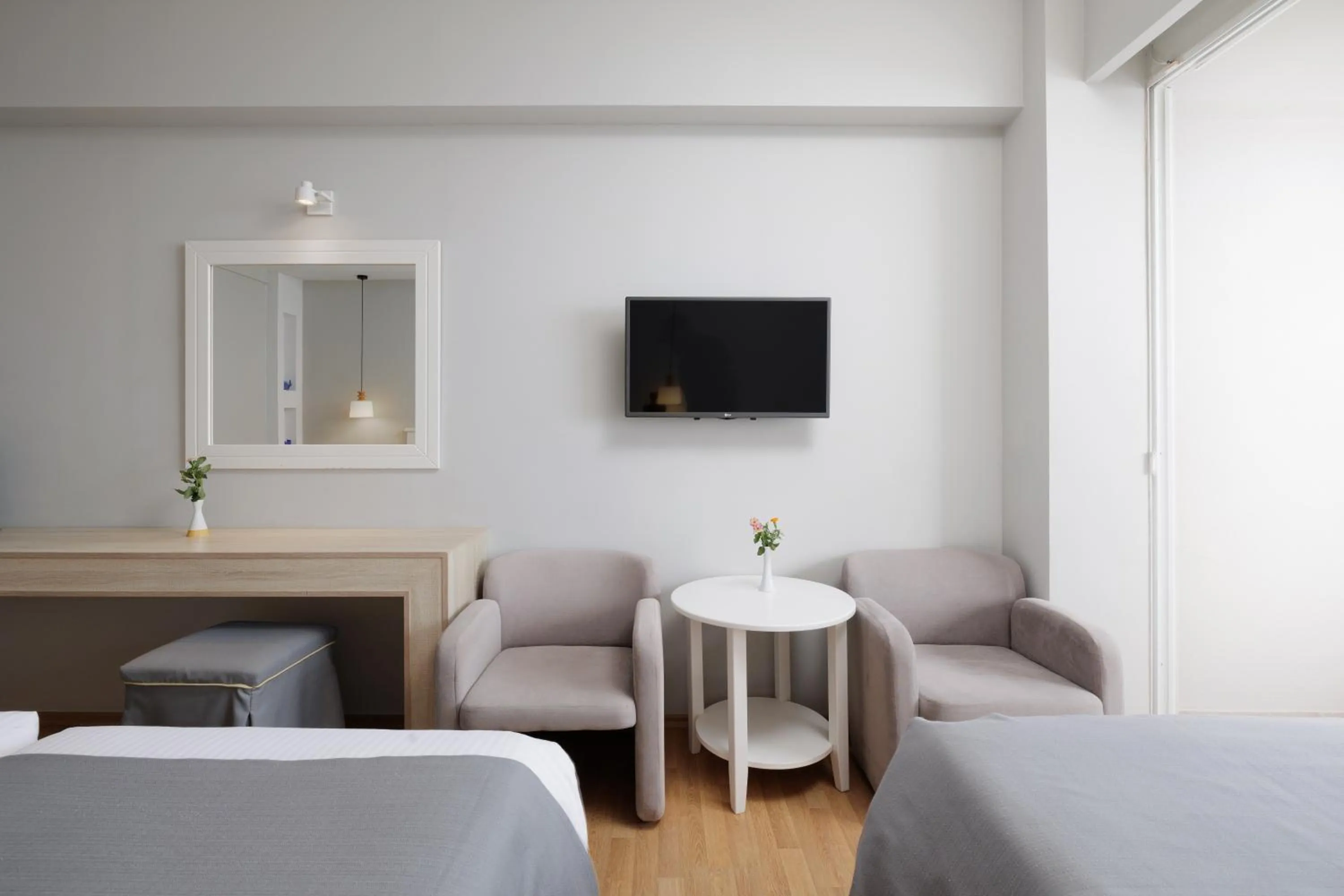 Bedroom, Bed in Elea Beach Hotel