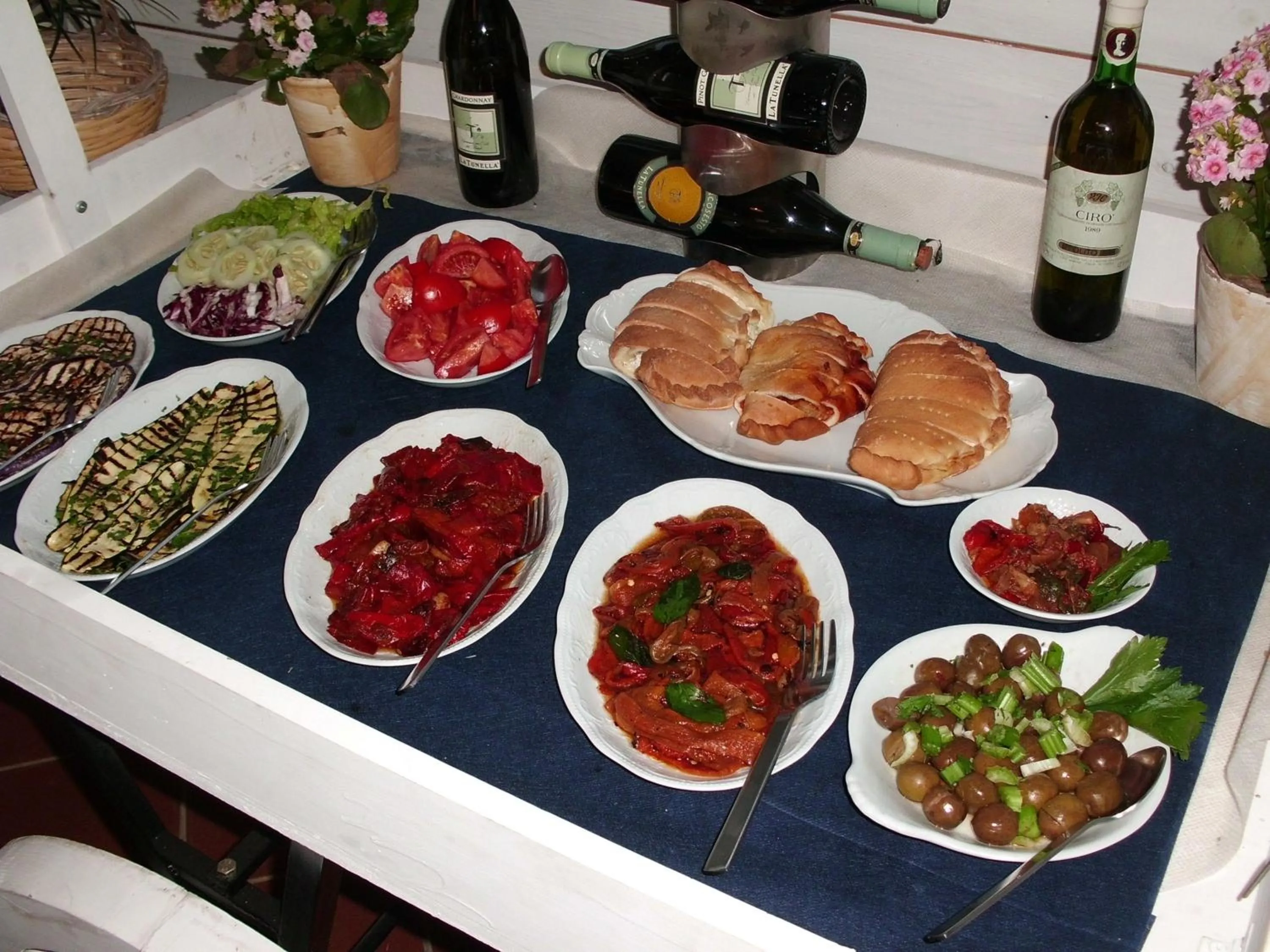 Food close-up in Villa Cristina