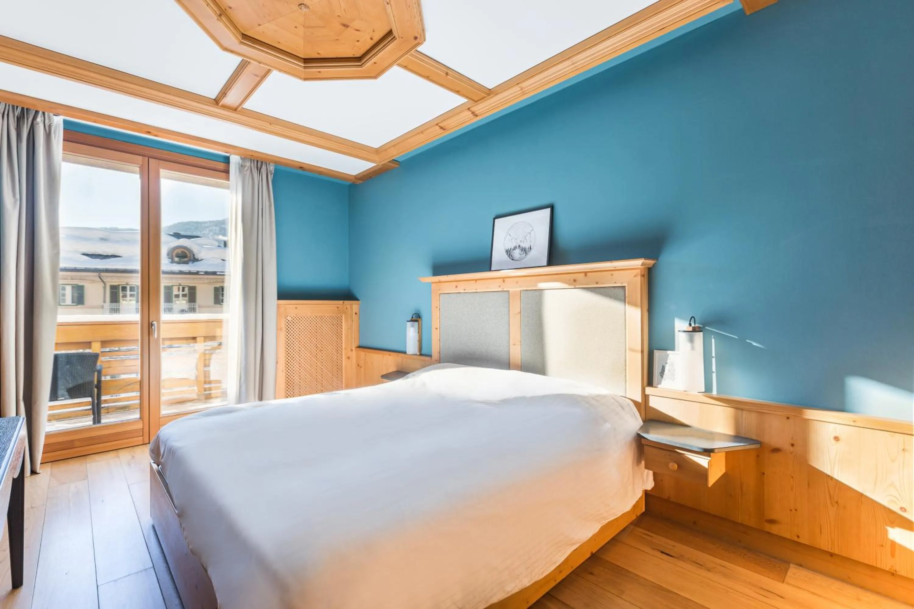 Bedroom, Bed in Radisson Residences Savoia Palace Cortina d’Ampezzo