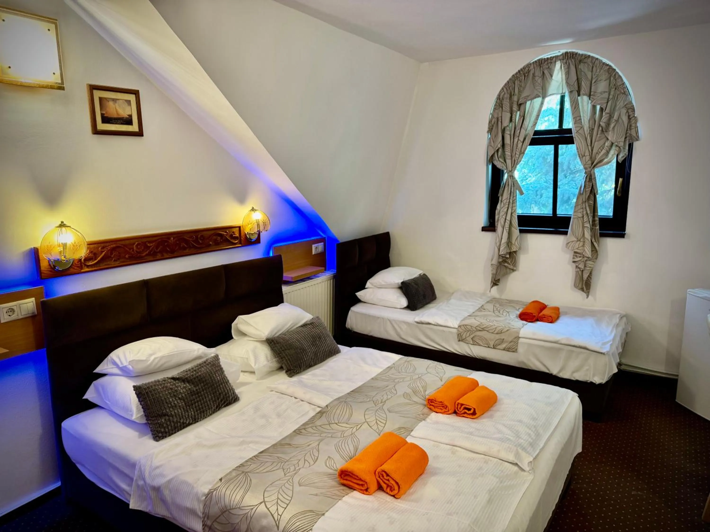 Bed in Fészek Fogadó - Pension Nest