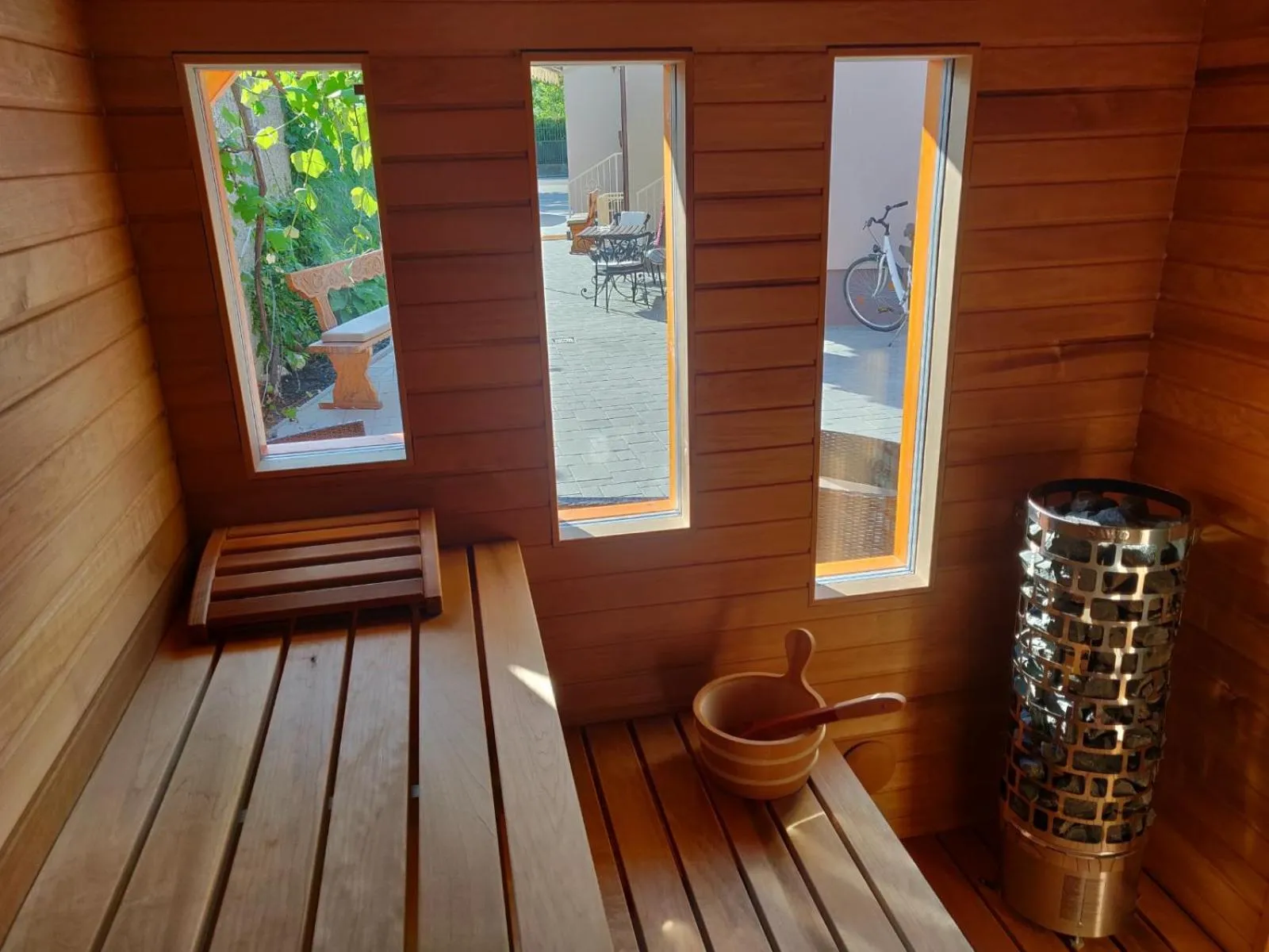 Sauna in Fészek Fogadó - Pension Nest