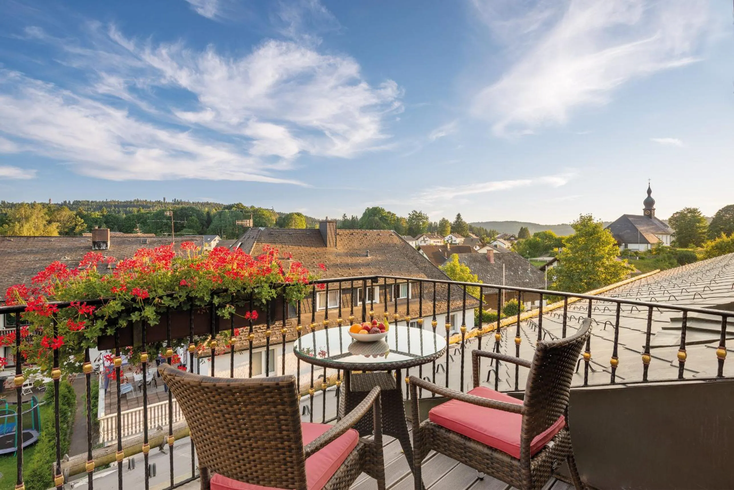 Balcony/Terrace in ADLER HÄUSERN Gourmet & Spa Hotel