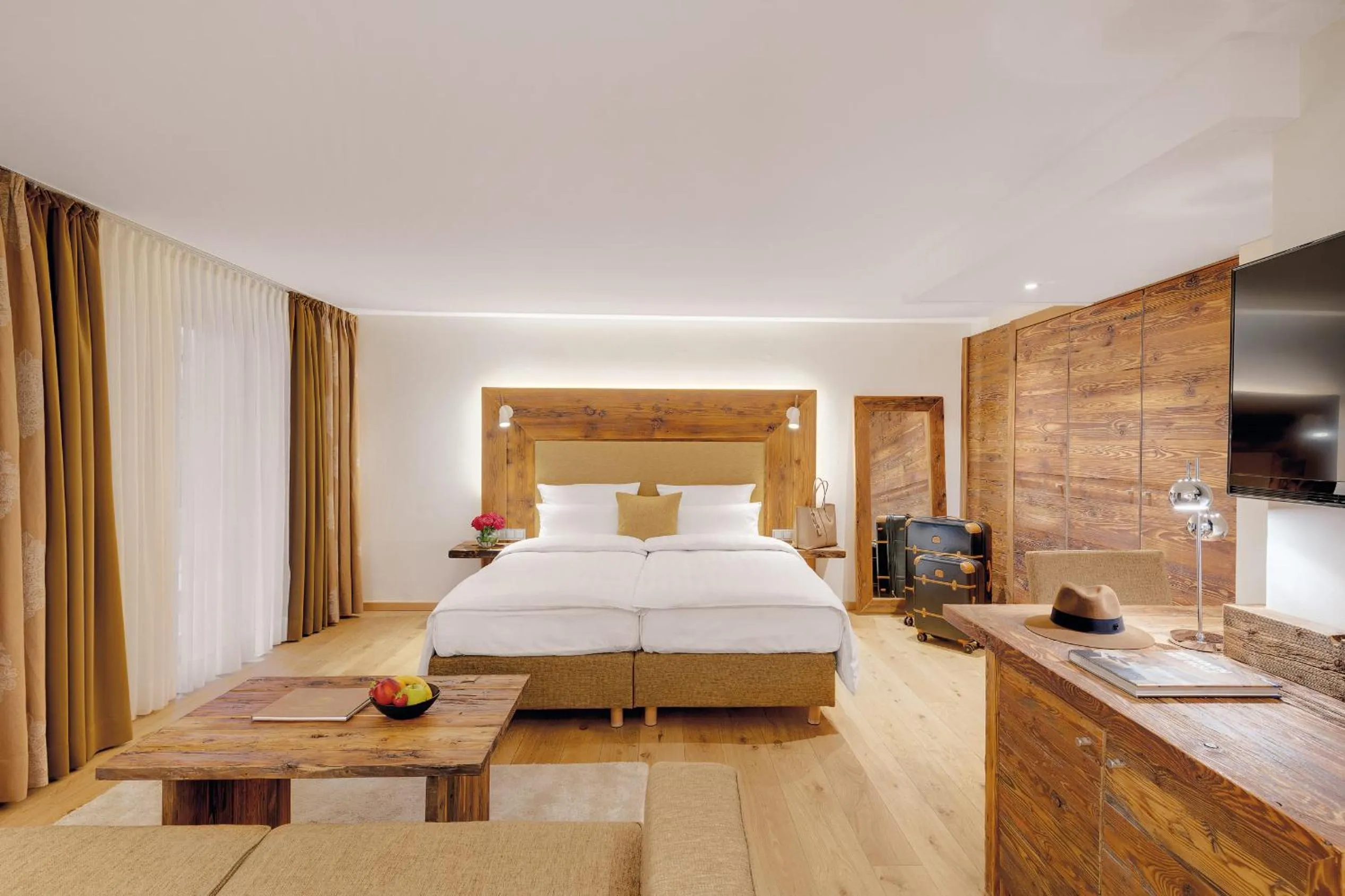 Photo of the whole room, Bed in ADLER HÄUSERN Gourmet & Spa Hotel