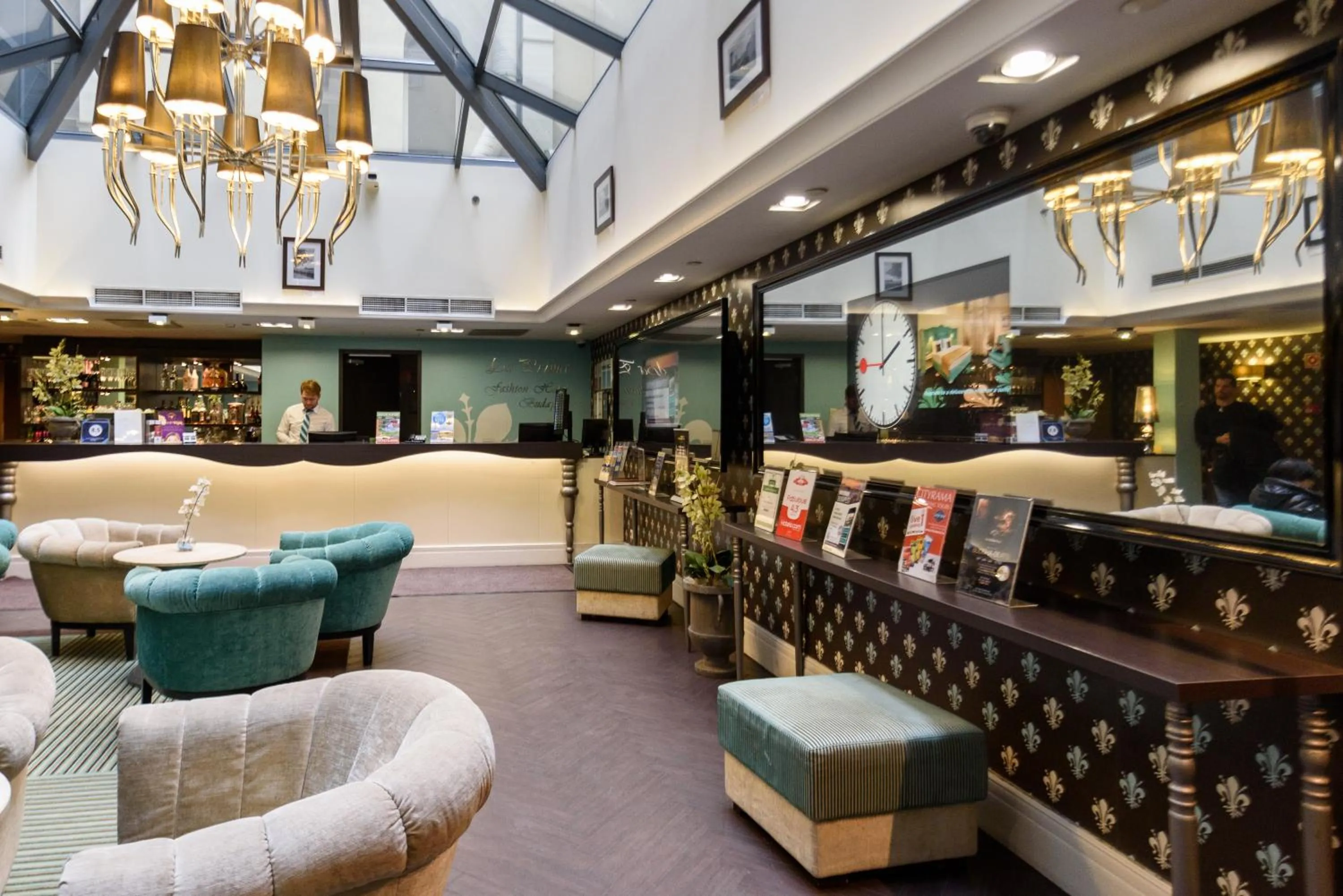 Lobby or reception in La Prima Fashion Hotel Budapest