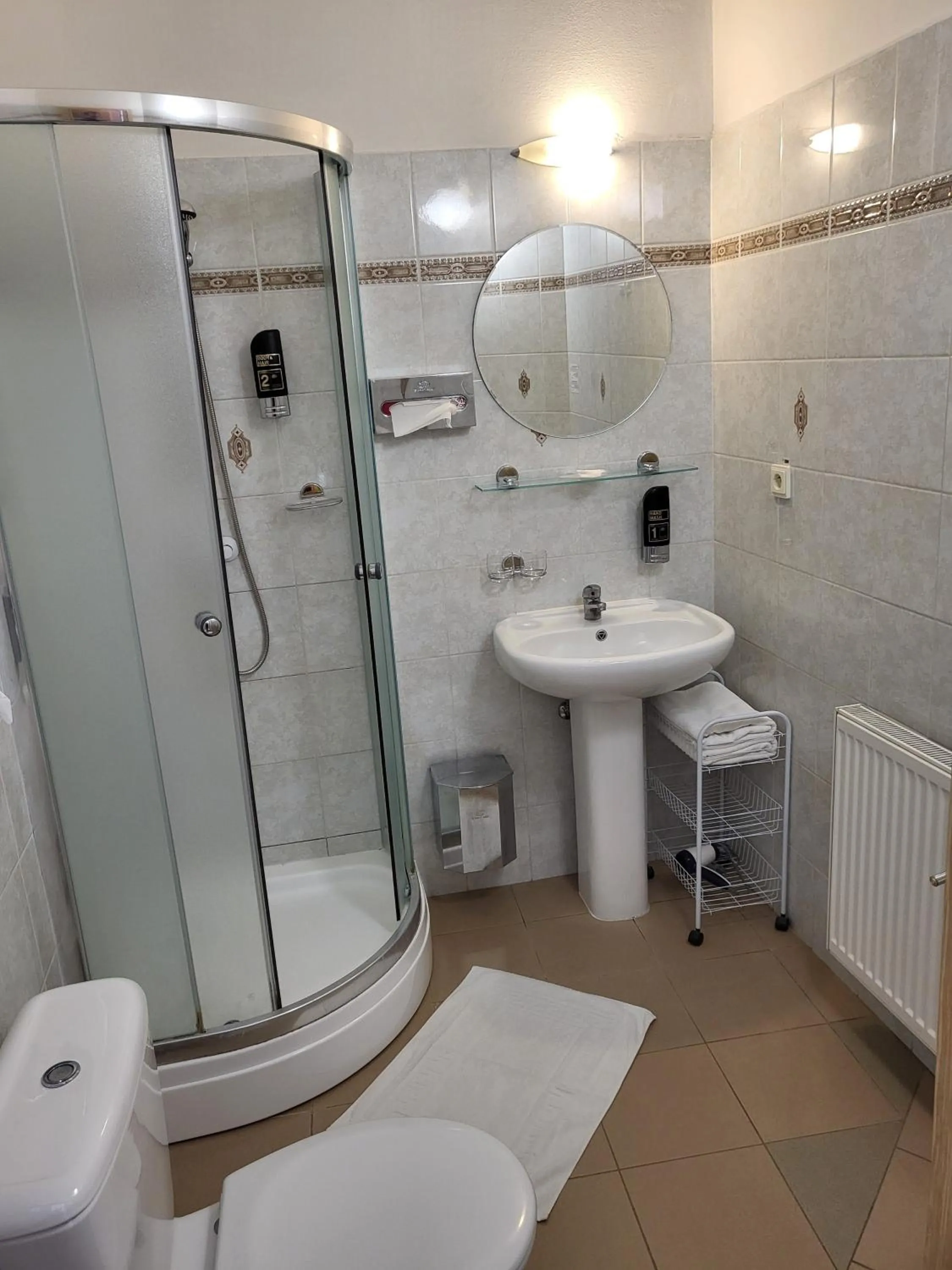 Bathroom in Hotel Margit