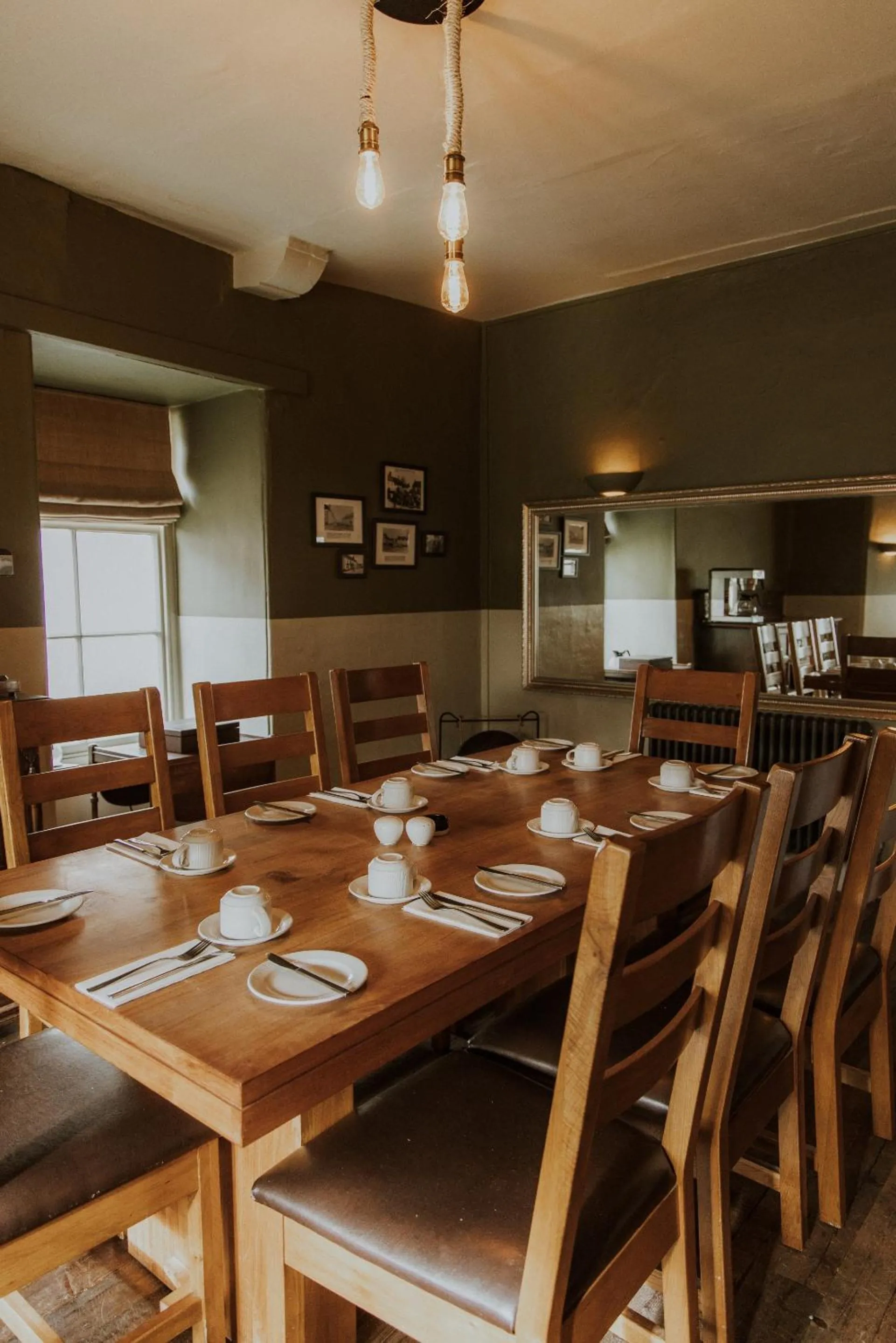Dining area in The Half Moon Inn