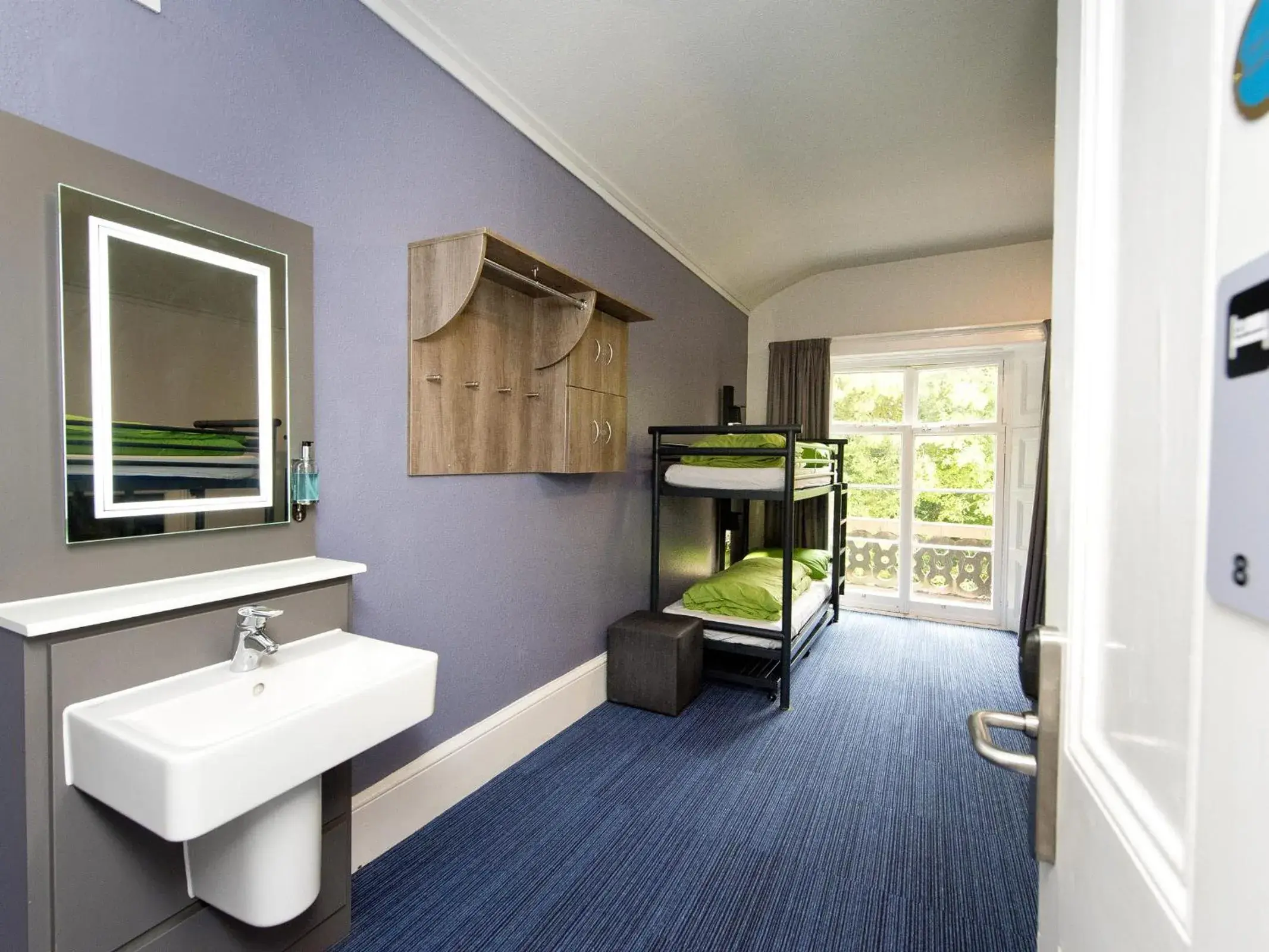 Bunk Bed in Female Dormitory Room with Shared Bathroom in YHA Bath Bunk Bed in Female Dormitory Room with Shared Bathroom in YHA Bath