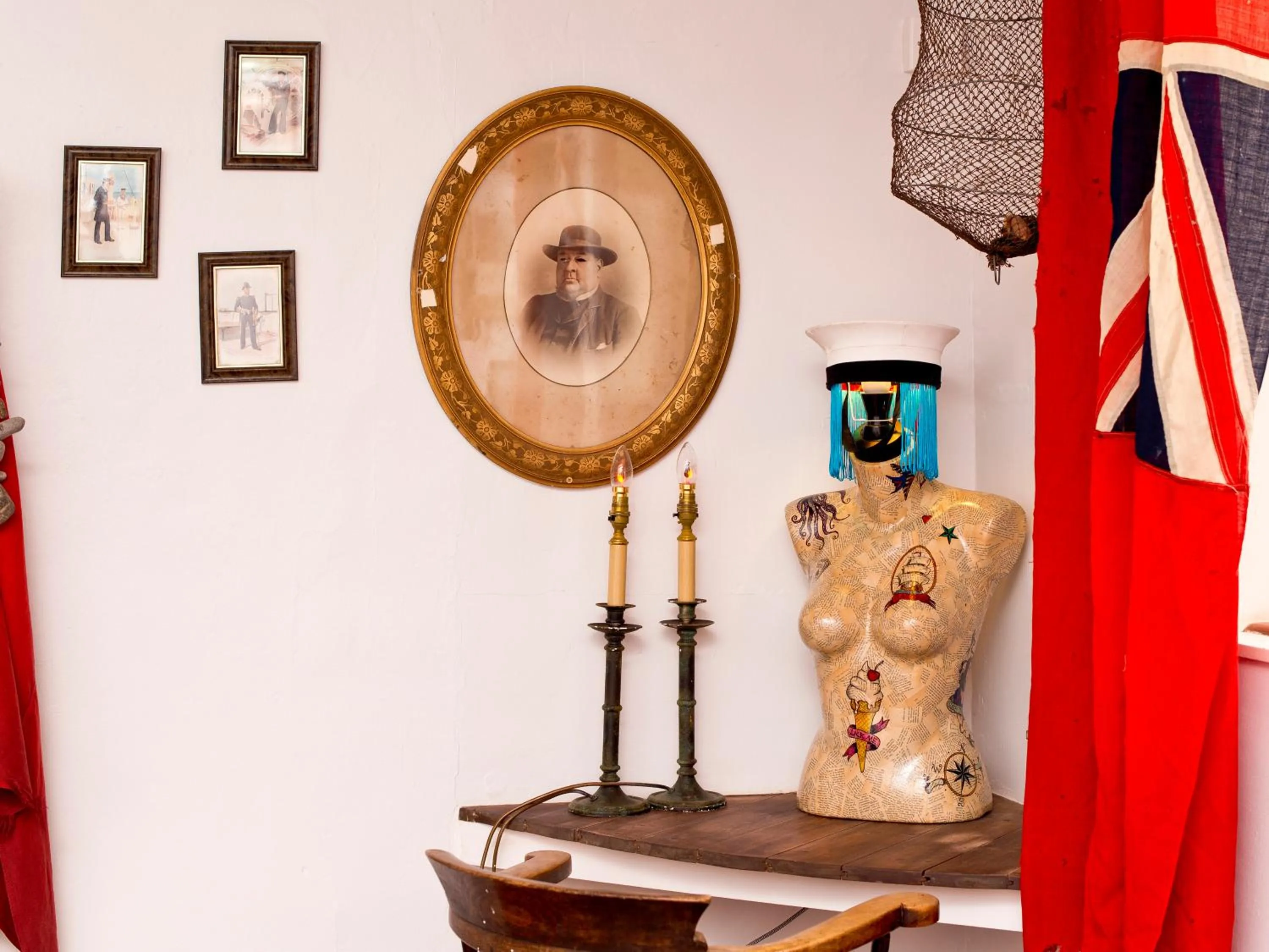 Decorative detail in YHA Boggle Hole