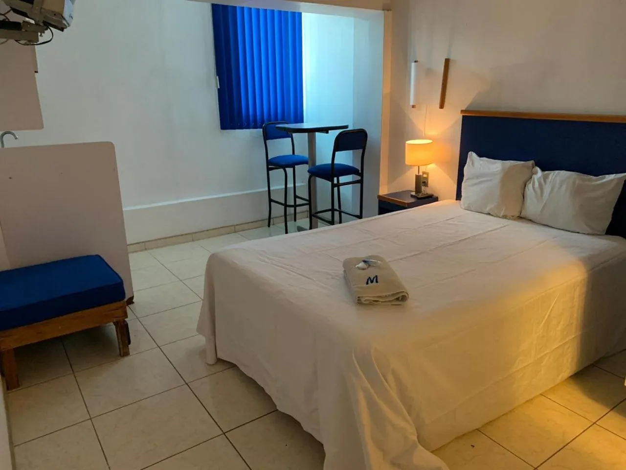 Bed in Hotel H Americas