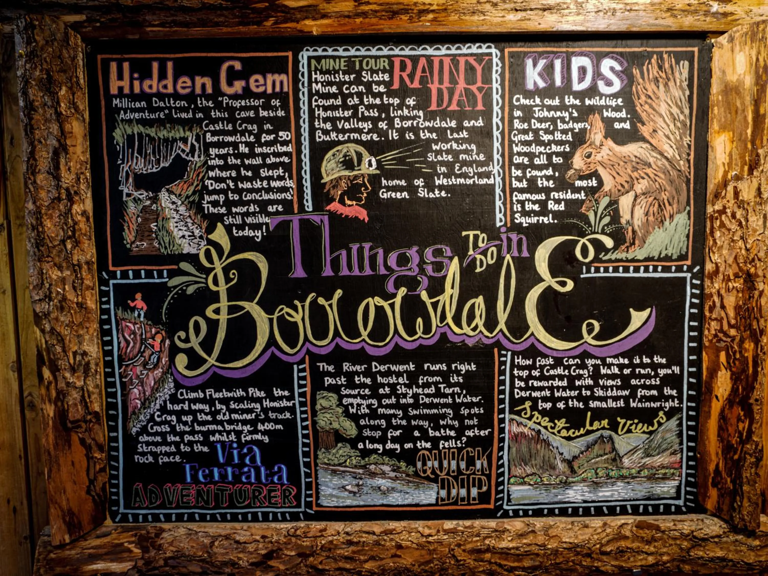 Decorative detail in YHA Borrowdale