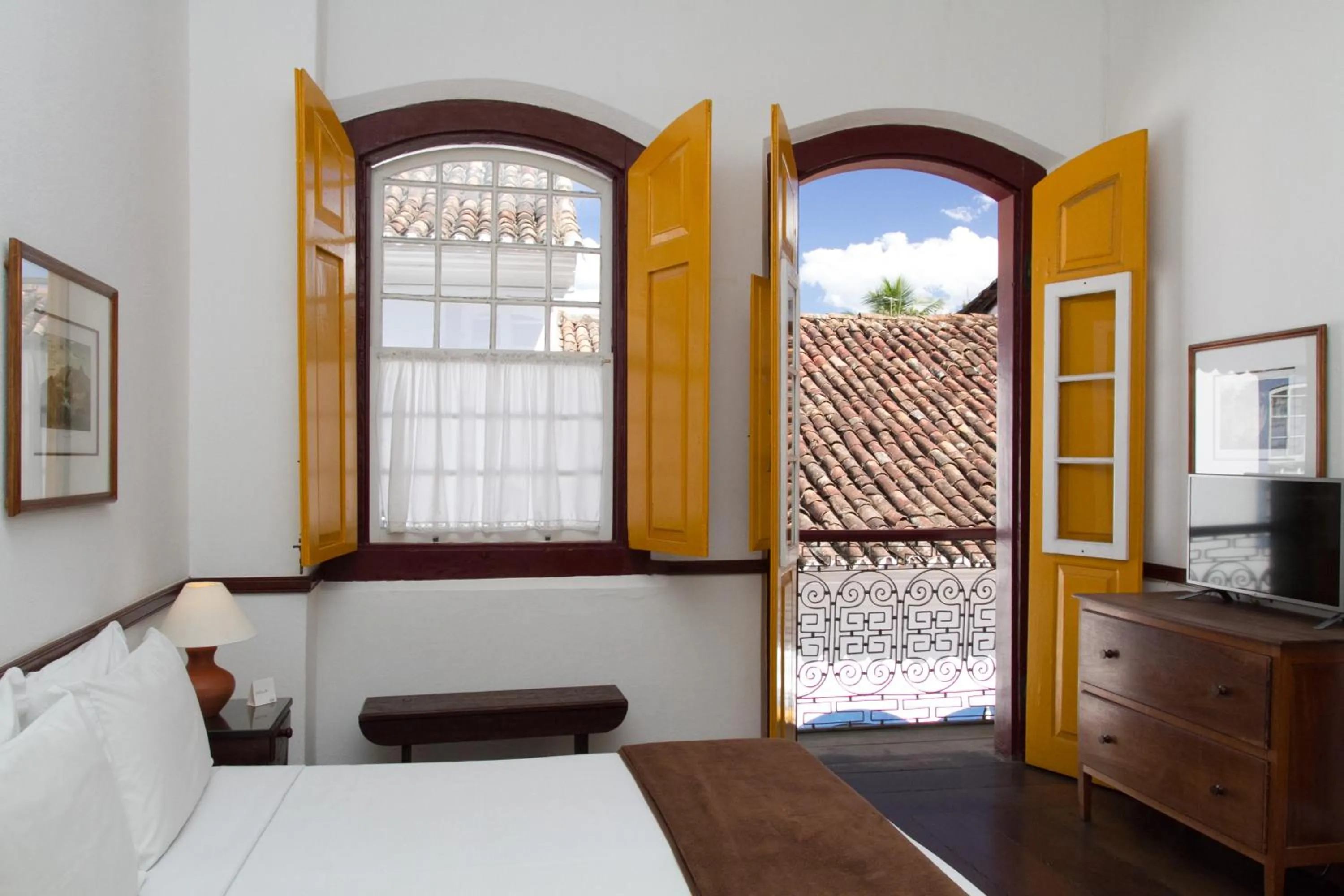 Bed in Pousada do Ouro