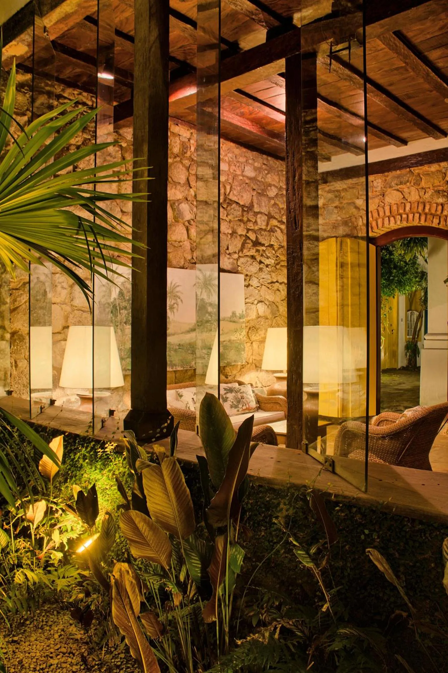 Patio in Pousada do Ouro