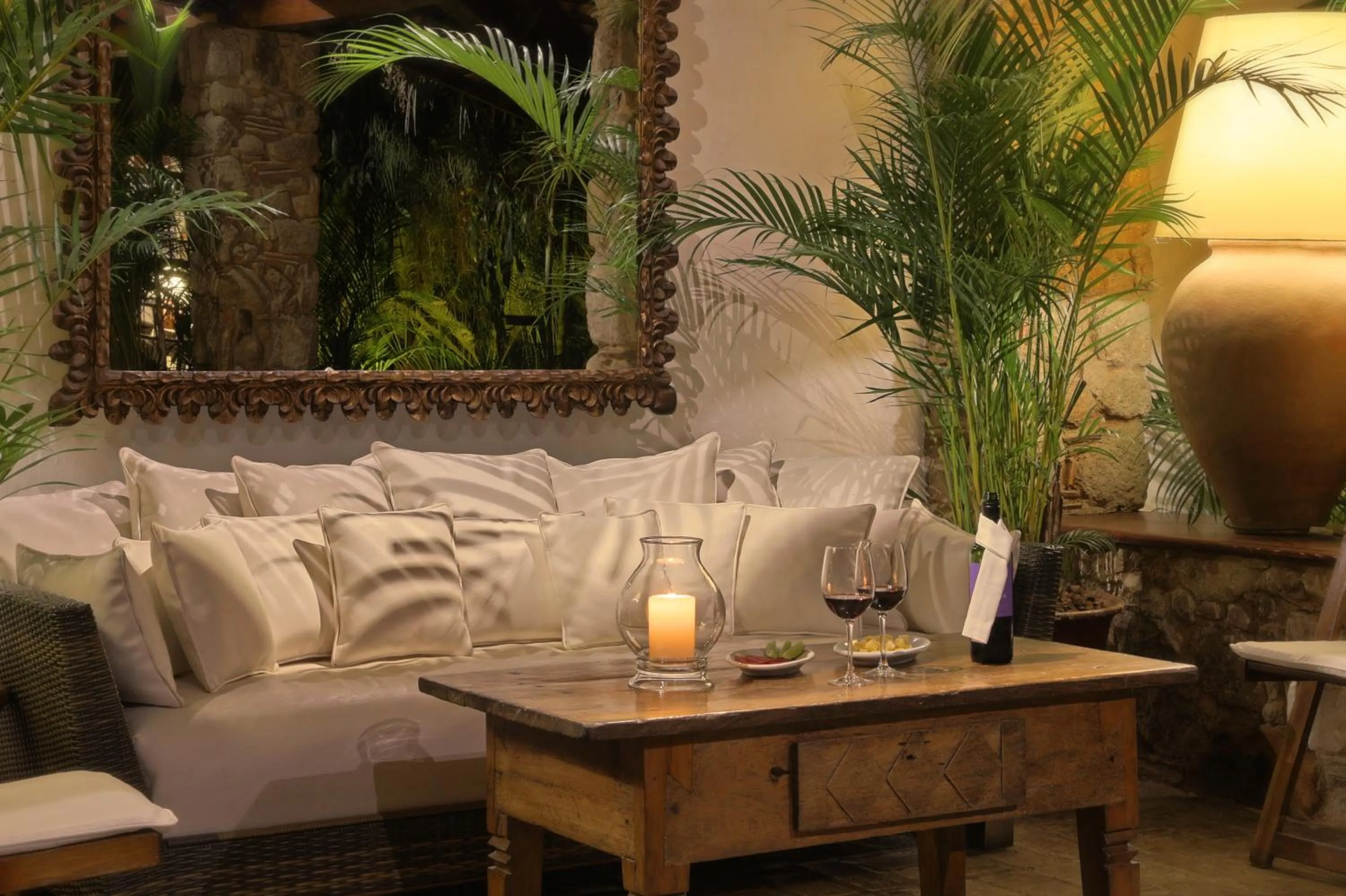 Living room in Pousada do Ouro