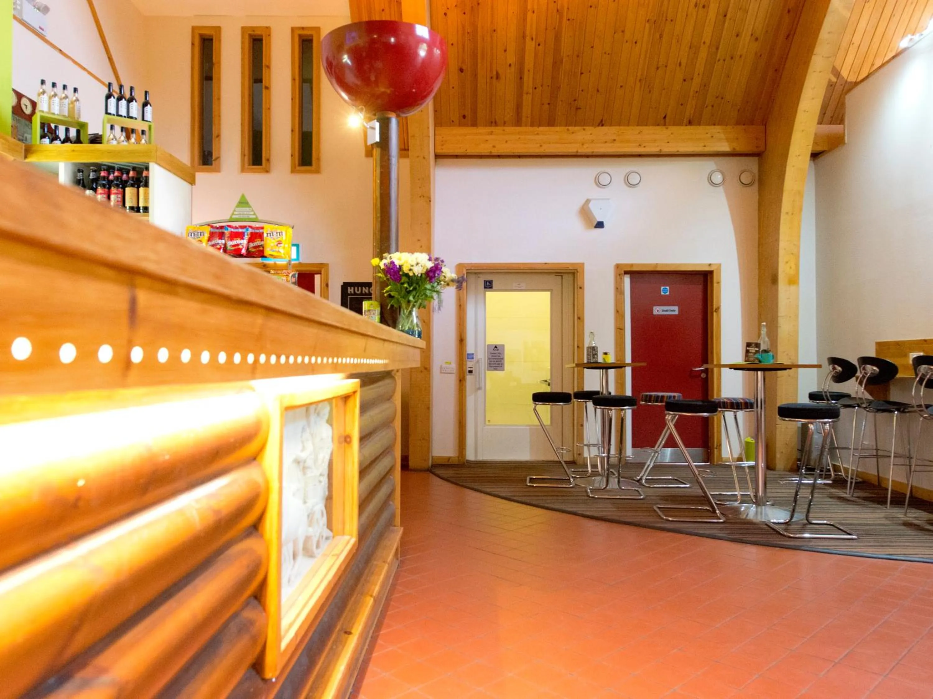 Lobby or reception in YHA London Lee Valley