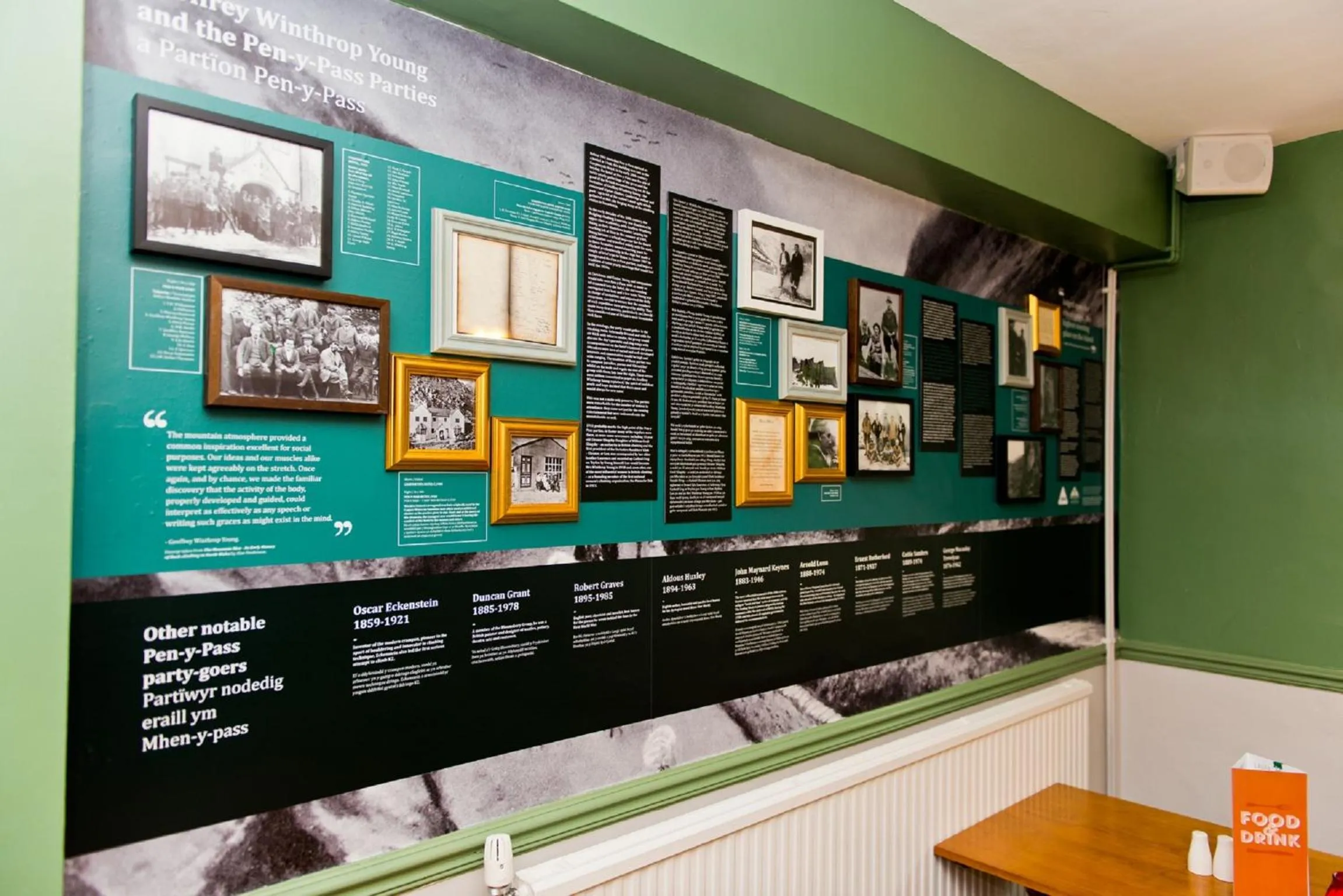 Decorative detail in YHA Snowdon Pen-y-Pass