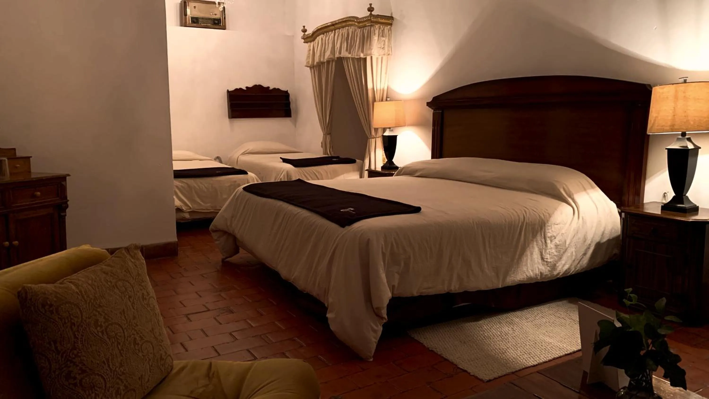 Bed in Hotel Museo Cayara