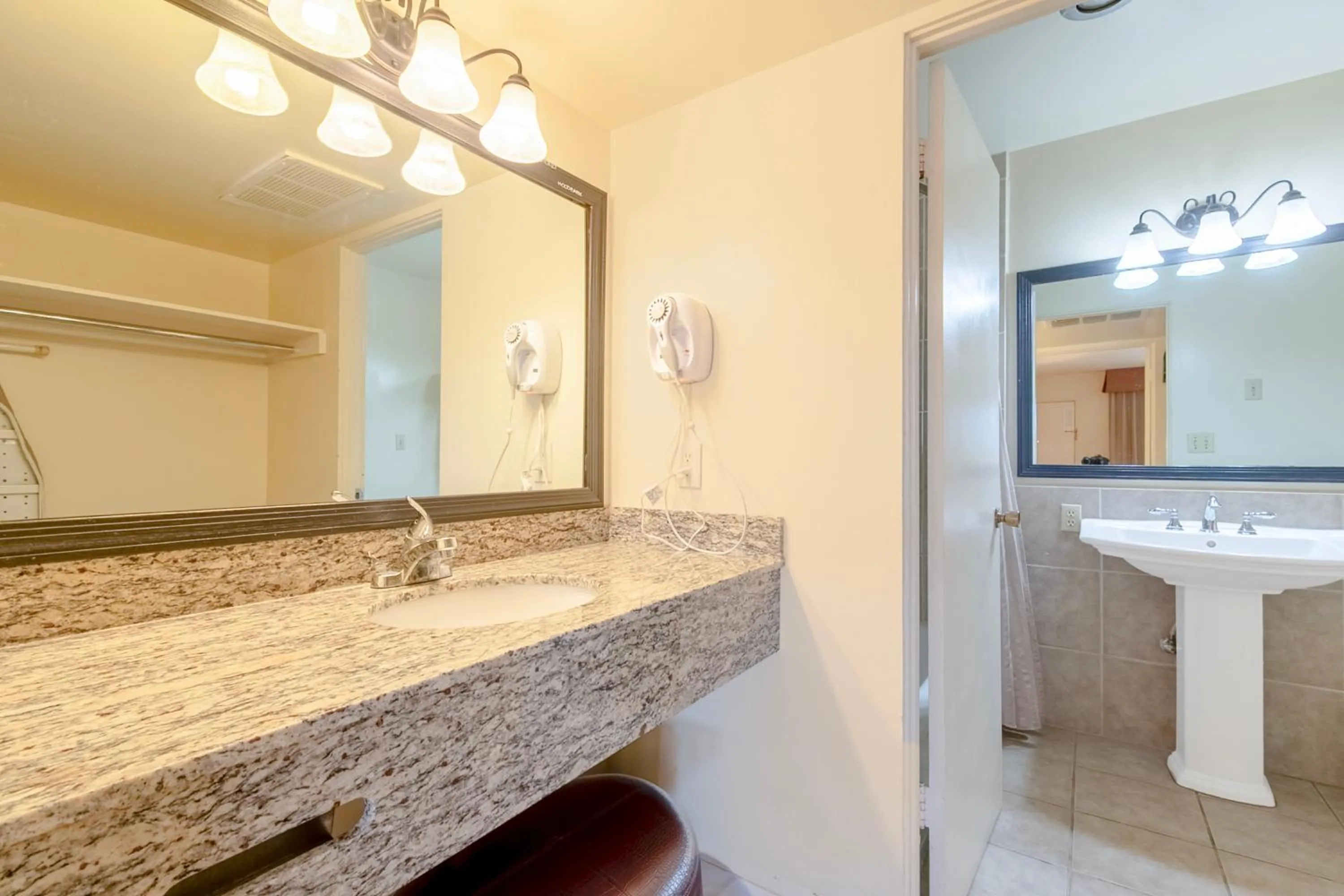 Bathroom in Historic Coronado Motor Hotel by OYO