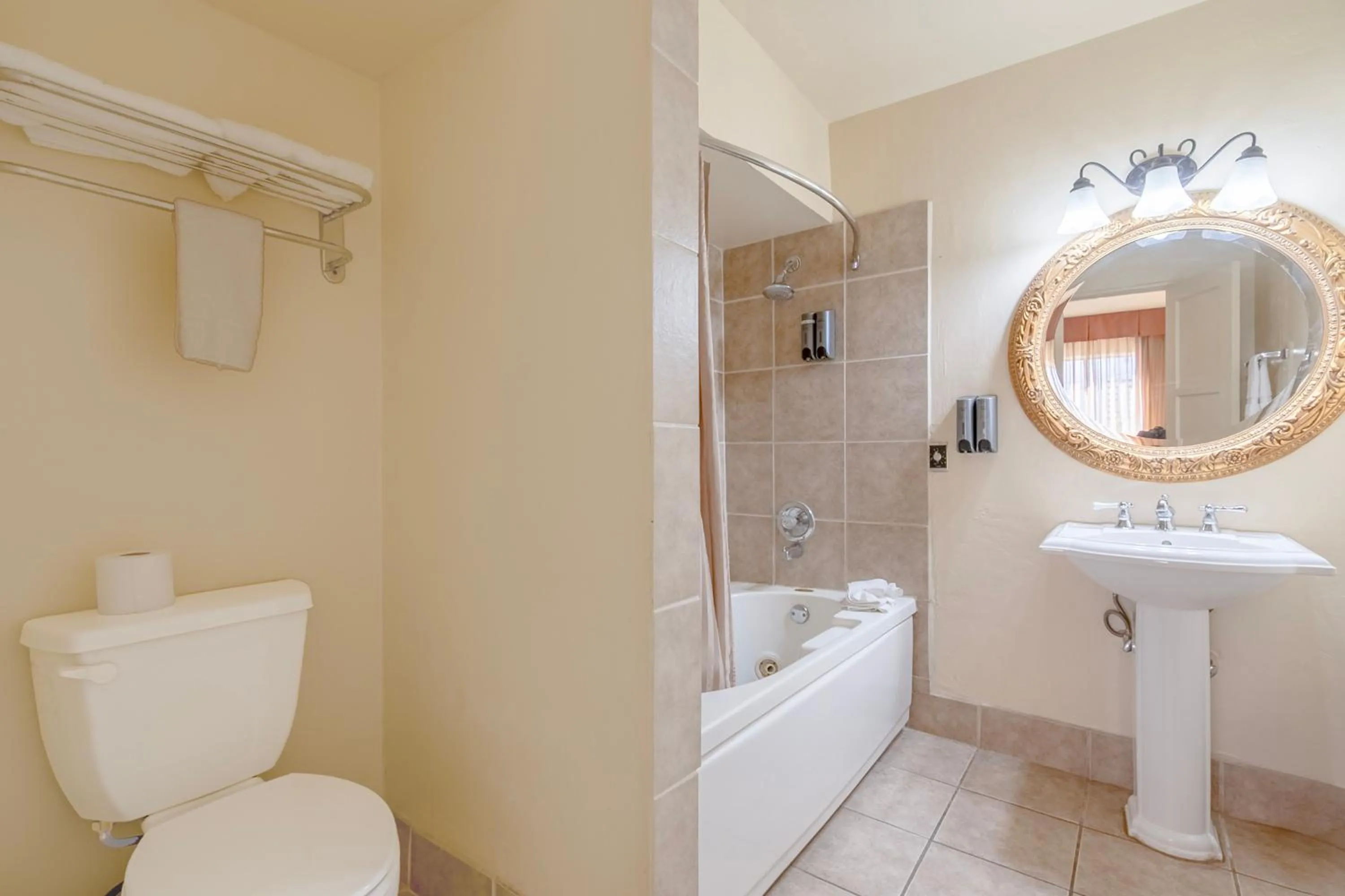 Bathroom in Historic Coronado Motor Hotel by OYO