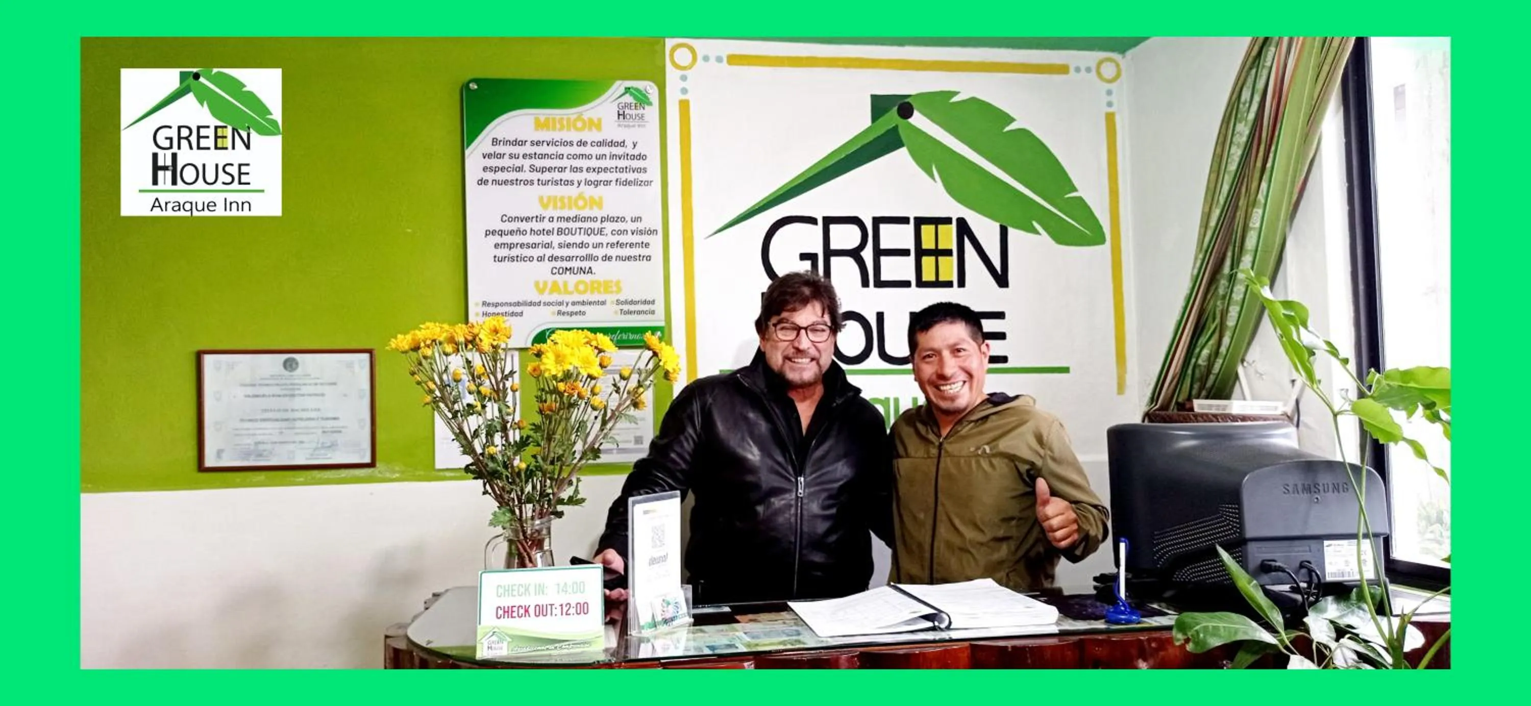 Lobby or reception in Green House Araque Inn