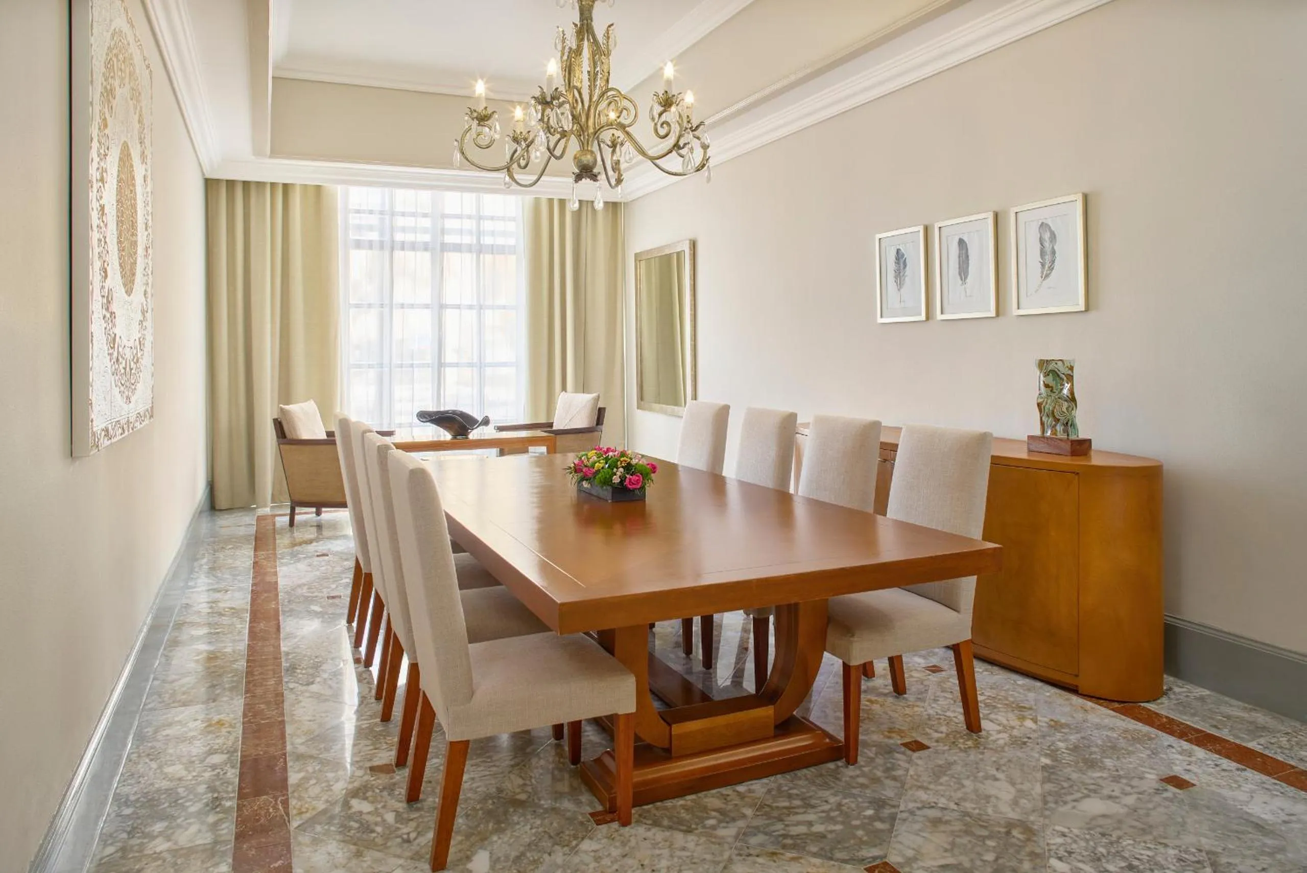 Dining area in Kempinski Hotel Cancun