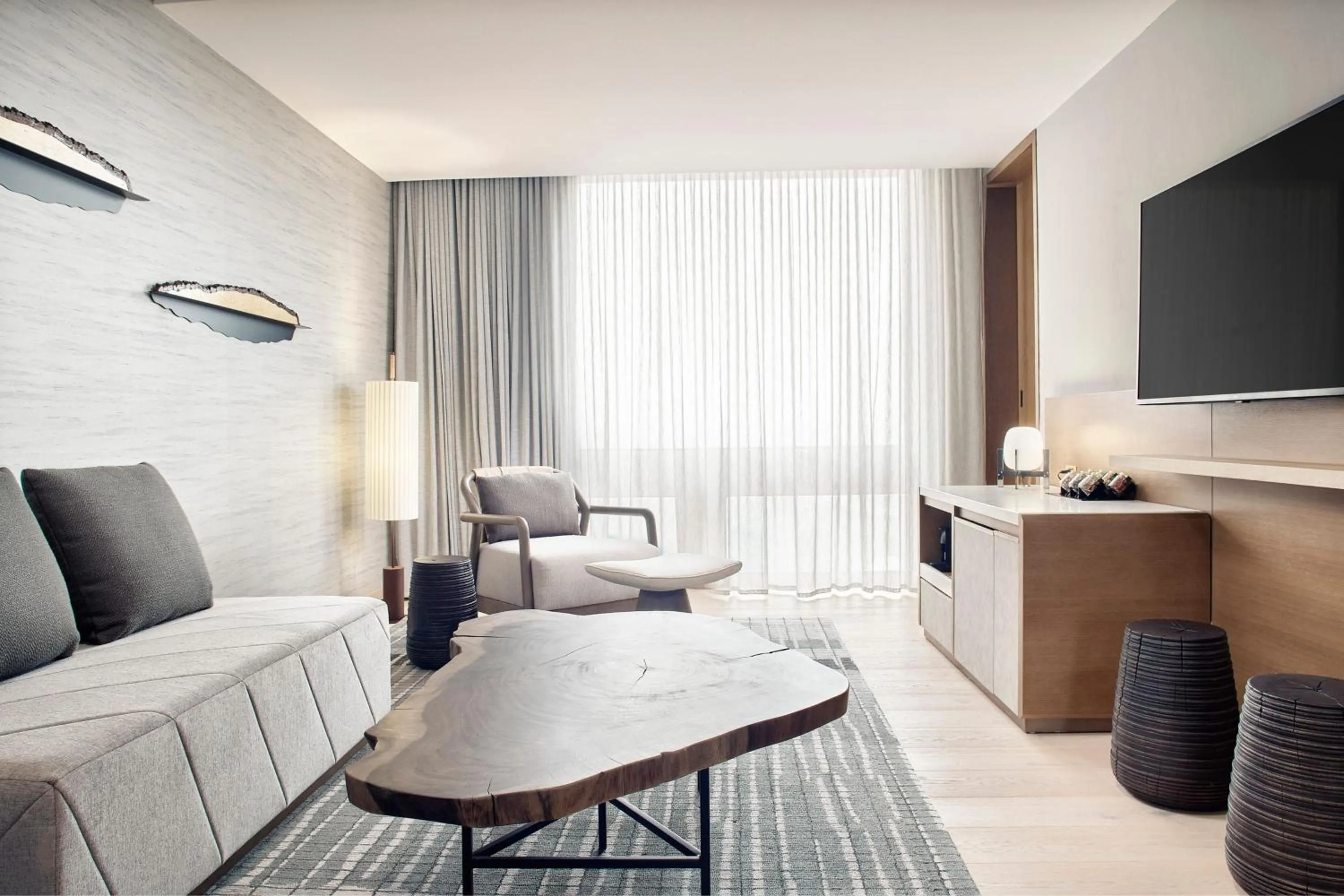 Living room in JW Marriott Hotel Mexico City Polanco