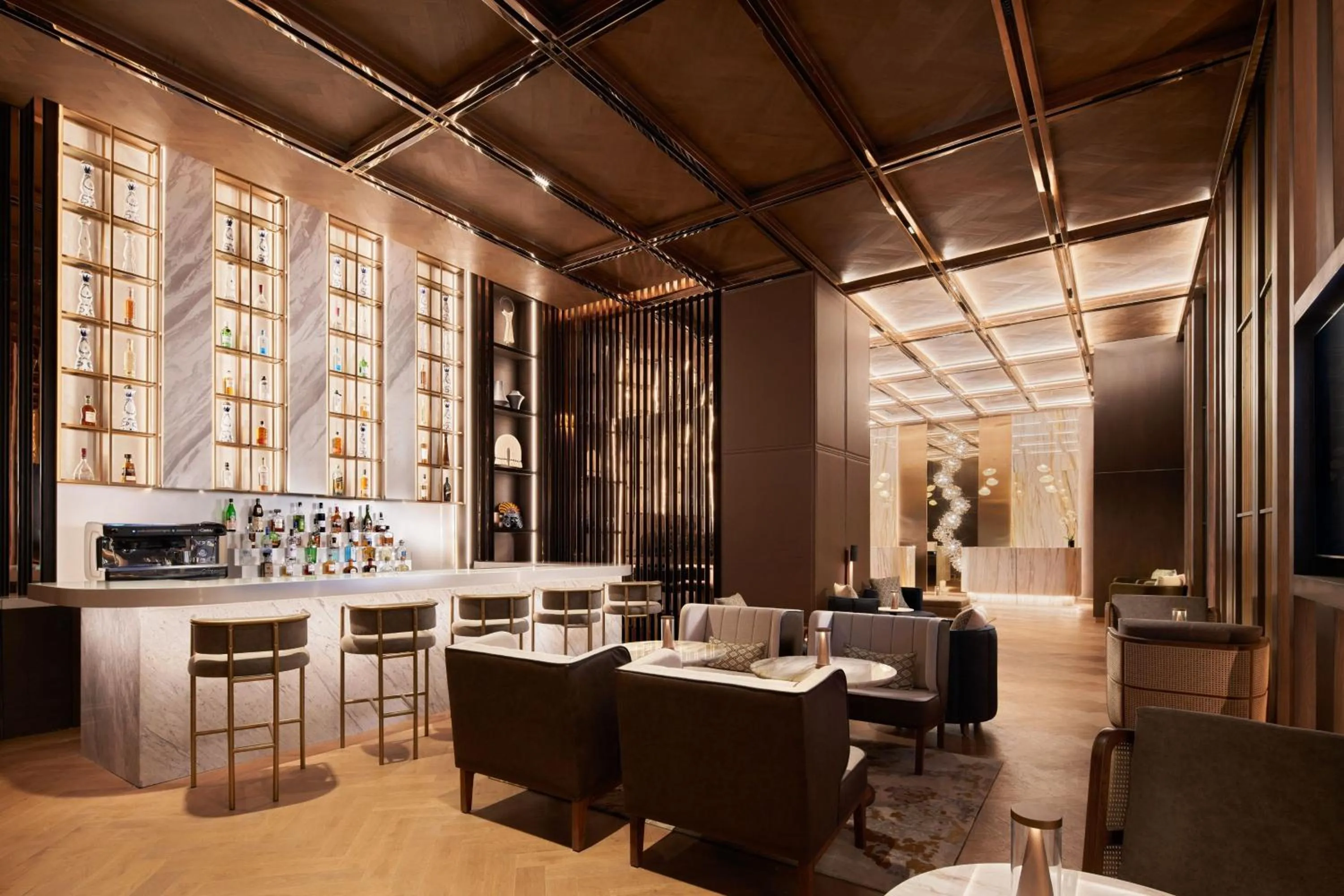 Lounge or bar in JW Marriott Hotel Mexico City Polanco