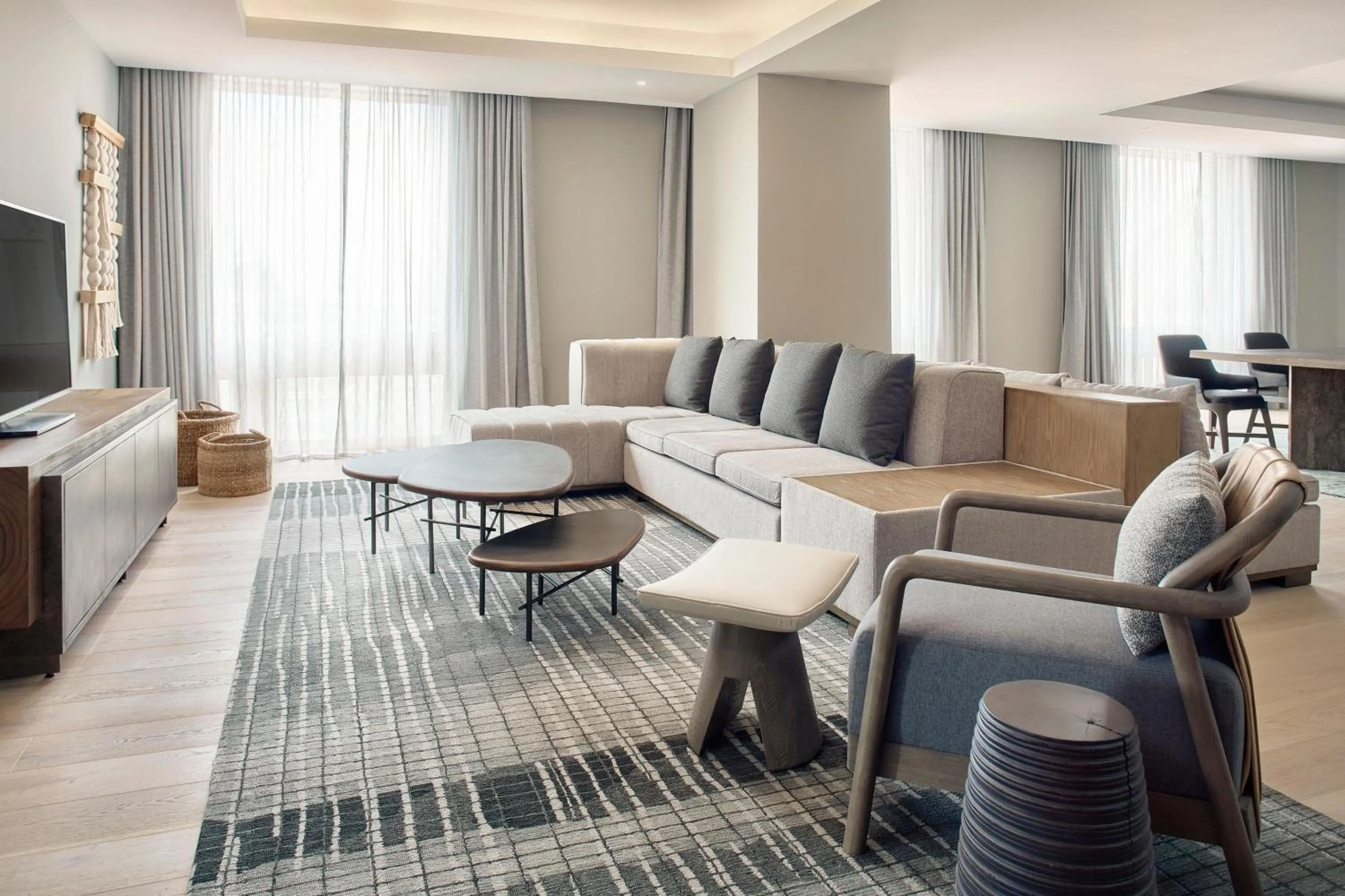 Living room in JW Marriott Hotel Mexico City Polanco