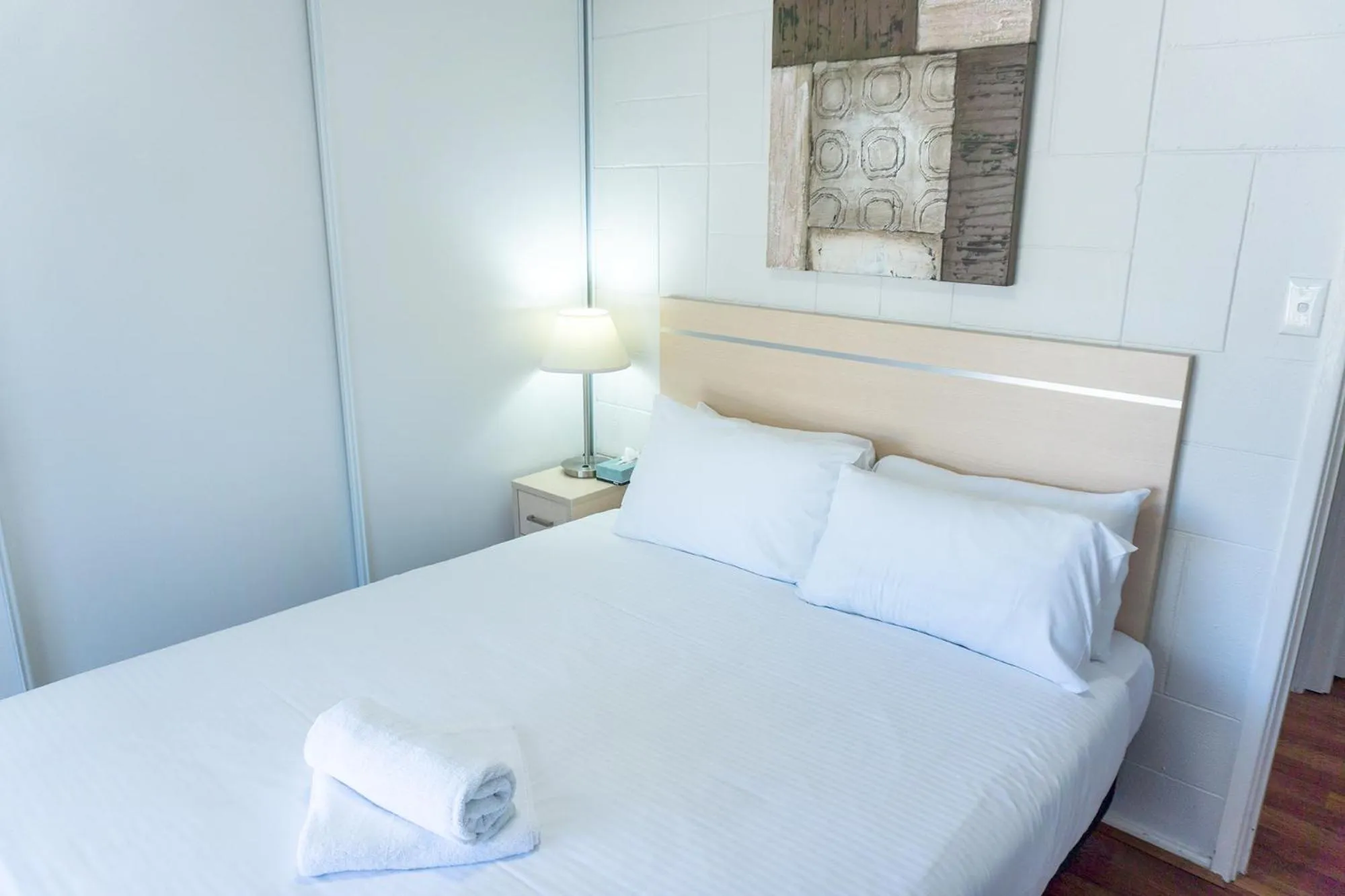 Bed in Fingal Bay Holiday Park