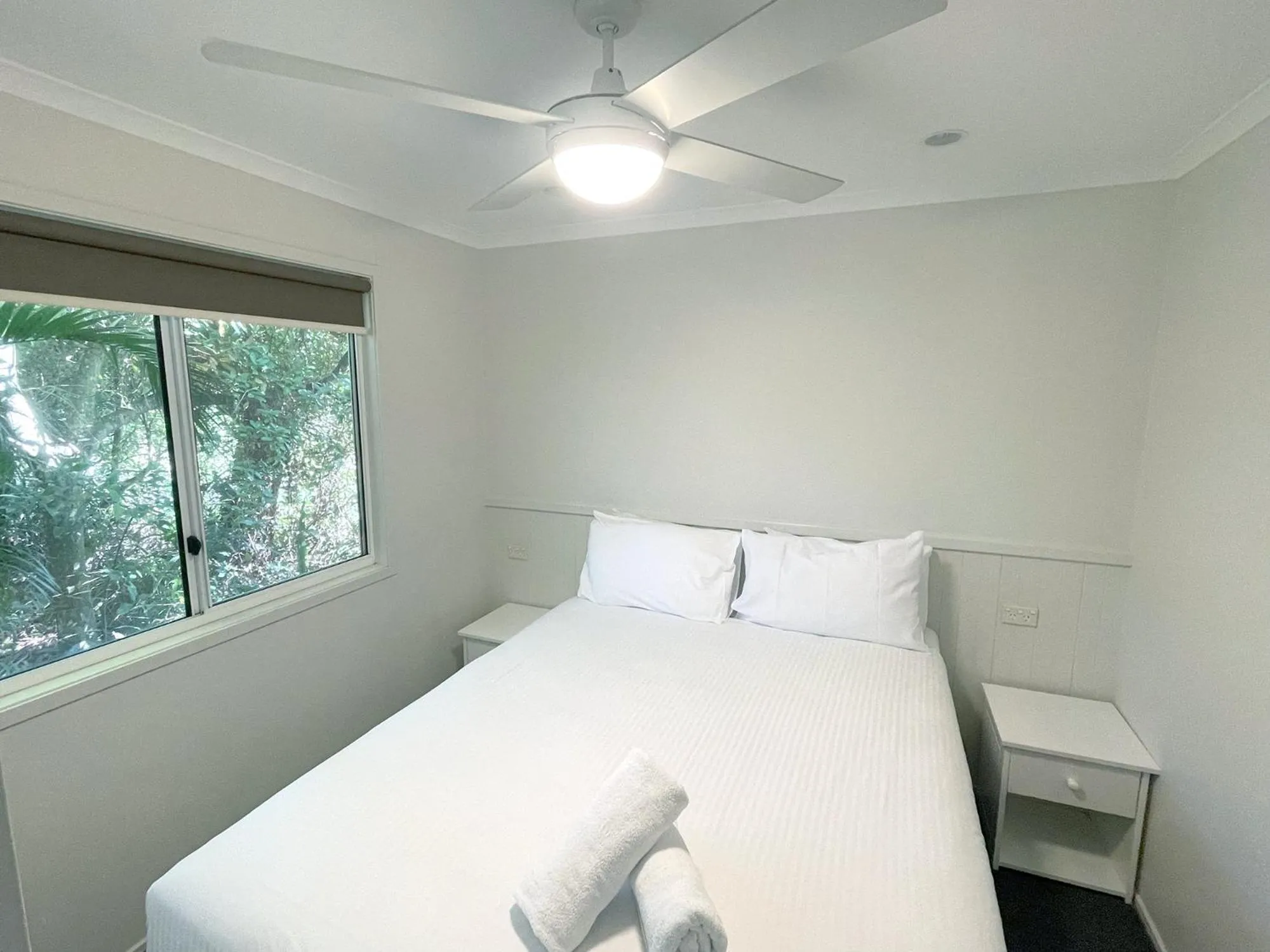 Bed in Fingal Bay Holiday Park