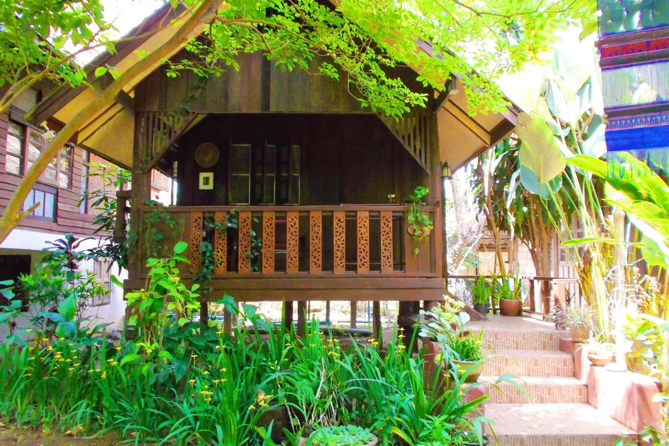 Facade/entrance in Baantawan Guesthouse Pai