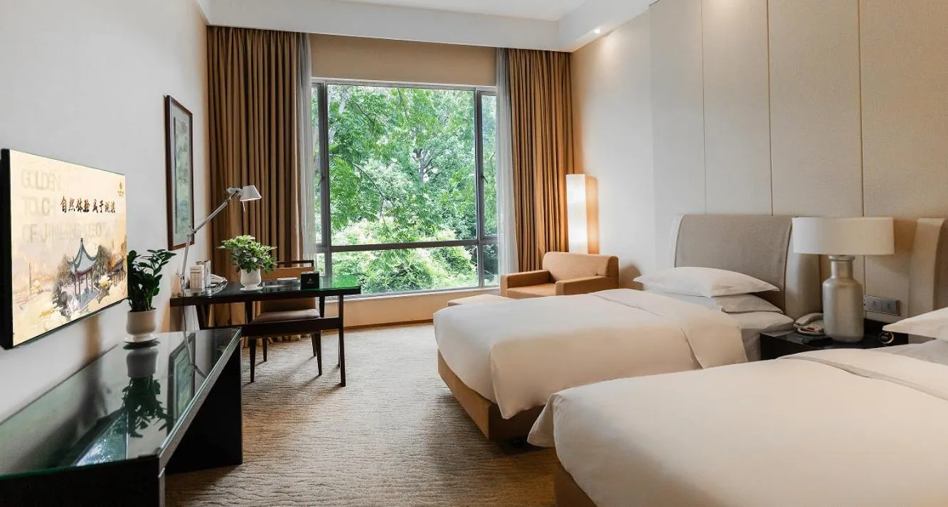 Bed in Jinling Resort Nanjing