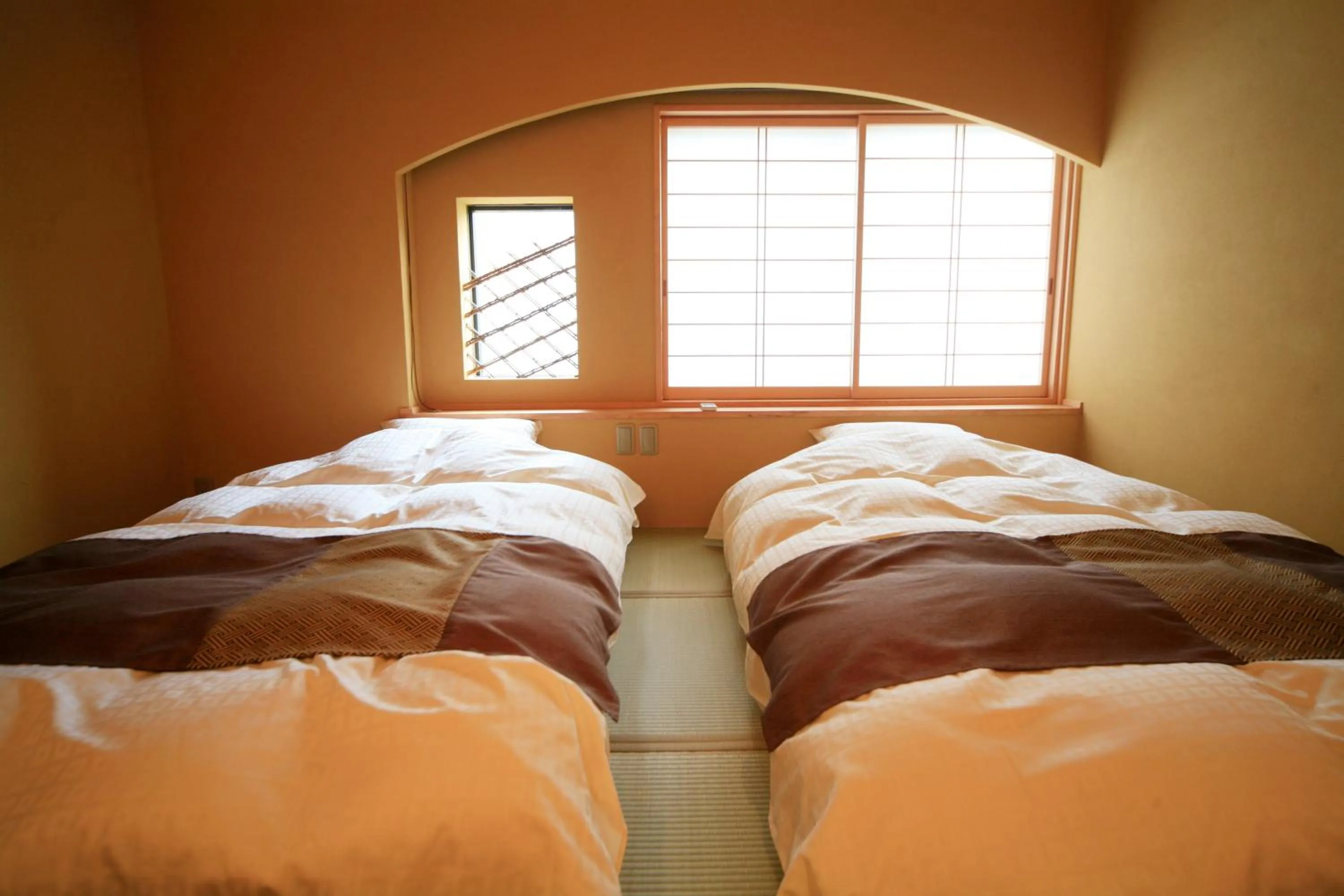 Bed in Wafu-no-Yado MASUYA