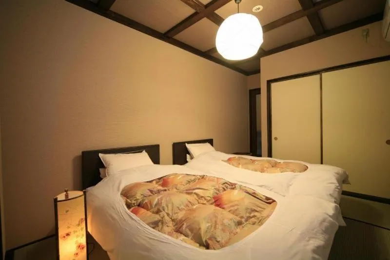 Bed in Wafu-no-Yado MASUYA