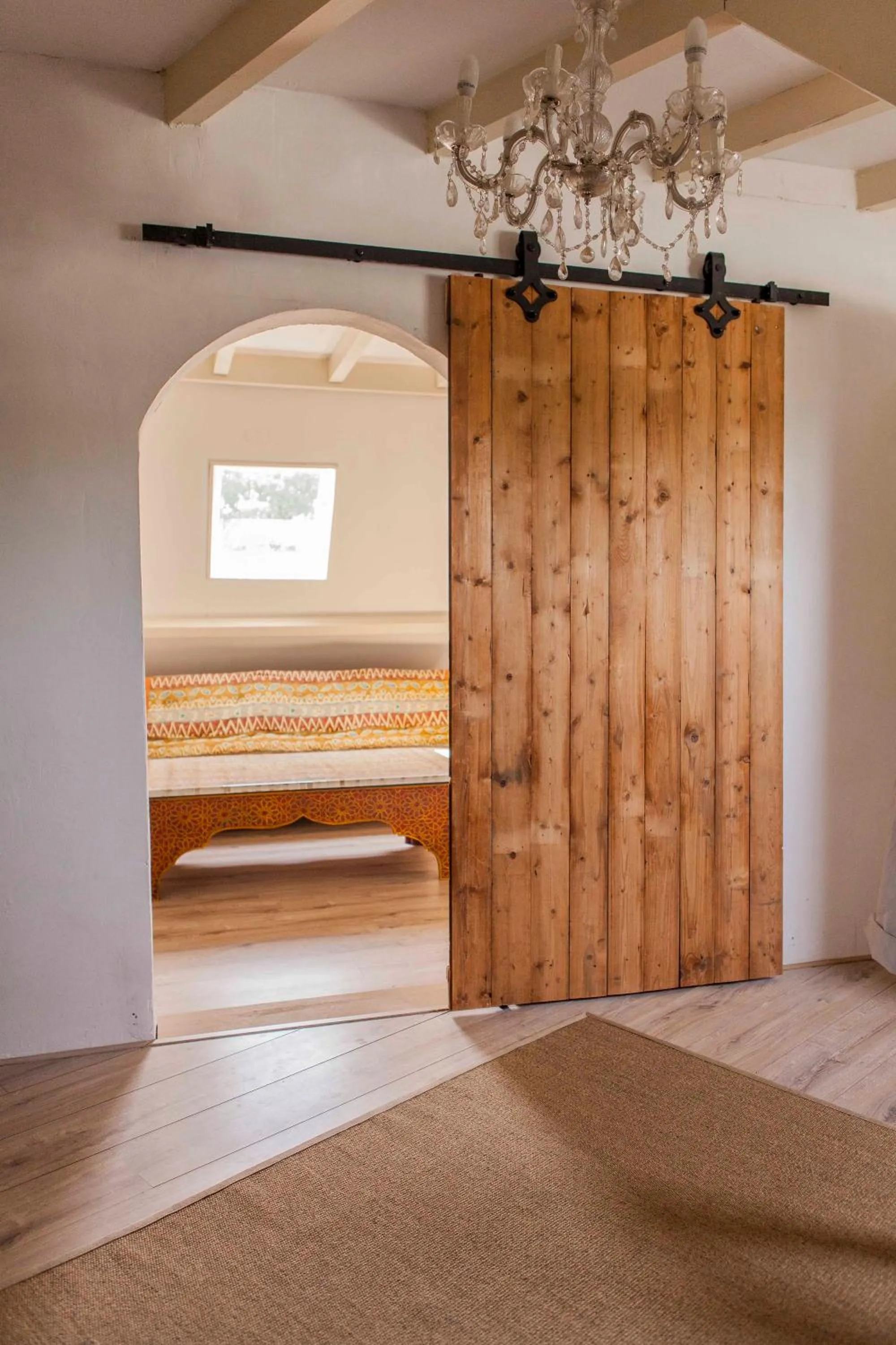 Facade/entrance, Bed in The Livingrooms Laren