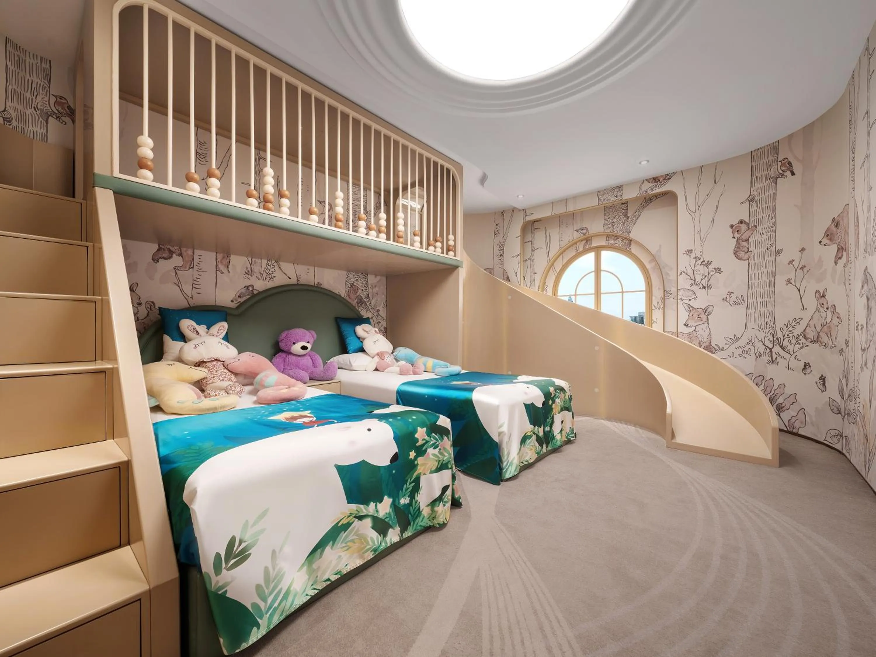 Bed in Jinling Hotel