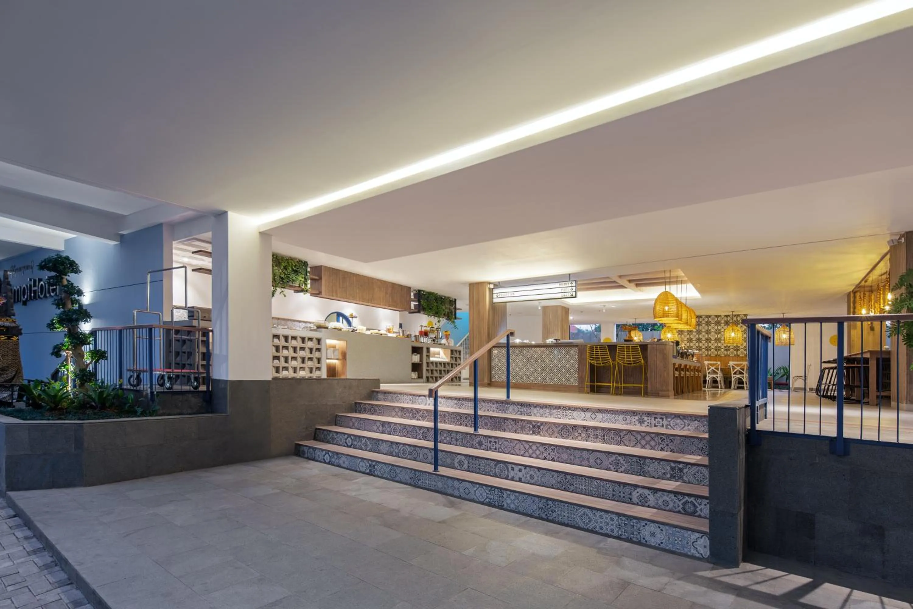 Lobby or reception in Kampi Hotel Legian