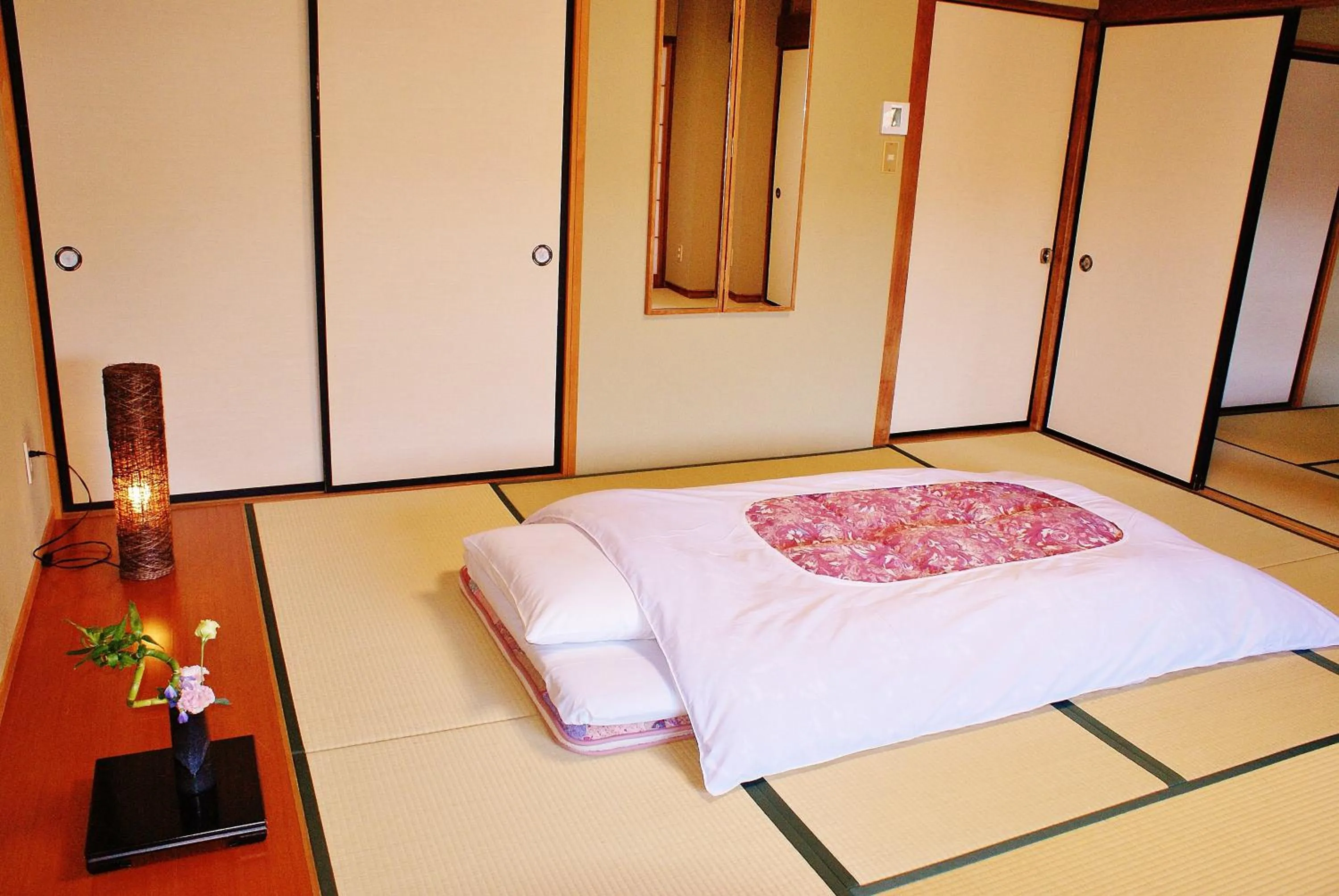 Bedroom, Bed in Nikko Hoshino Yado