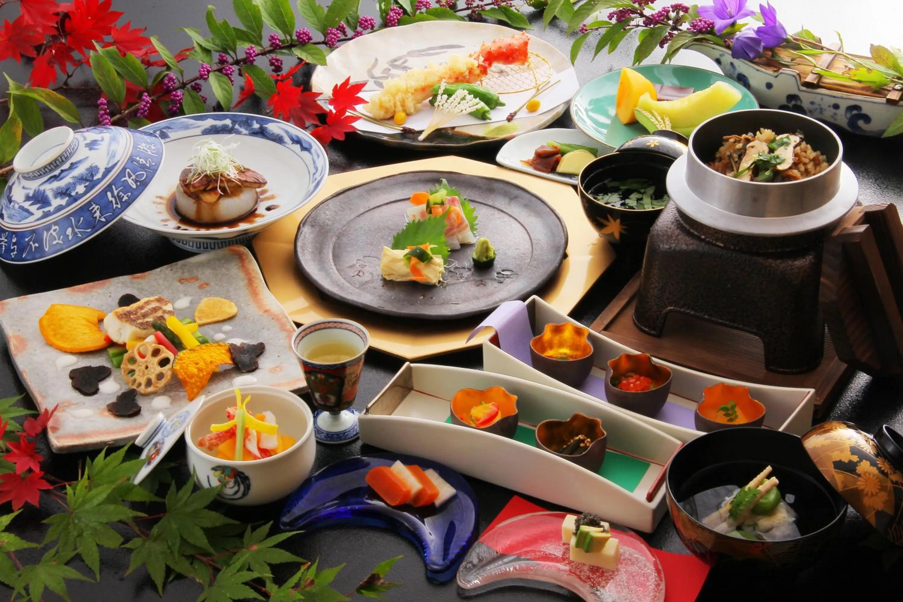 Dinner in Nikko Hoshino Yado