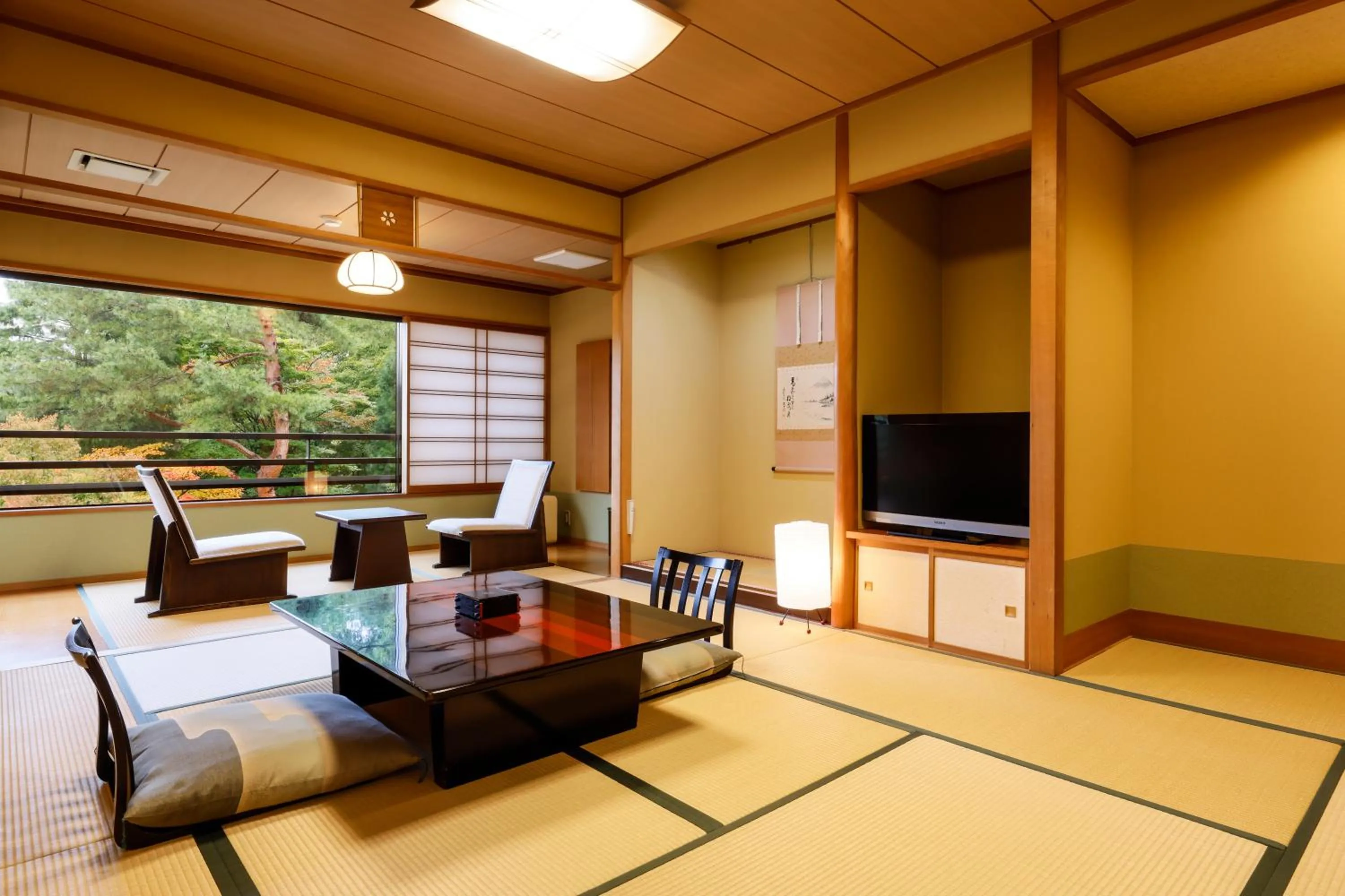 Living room in Nikko Hoshino Yado