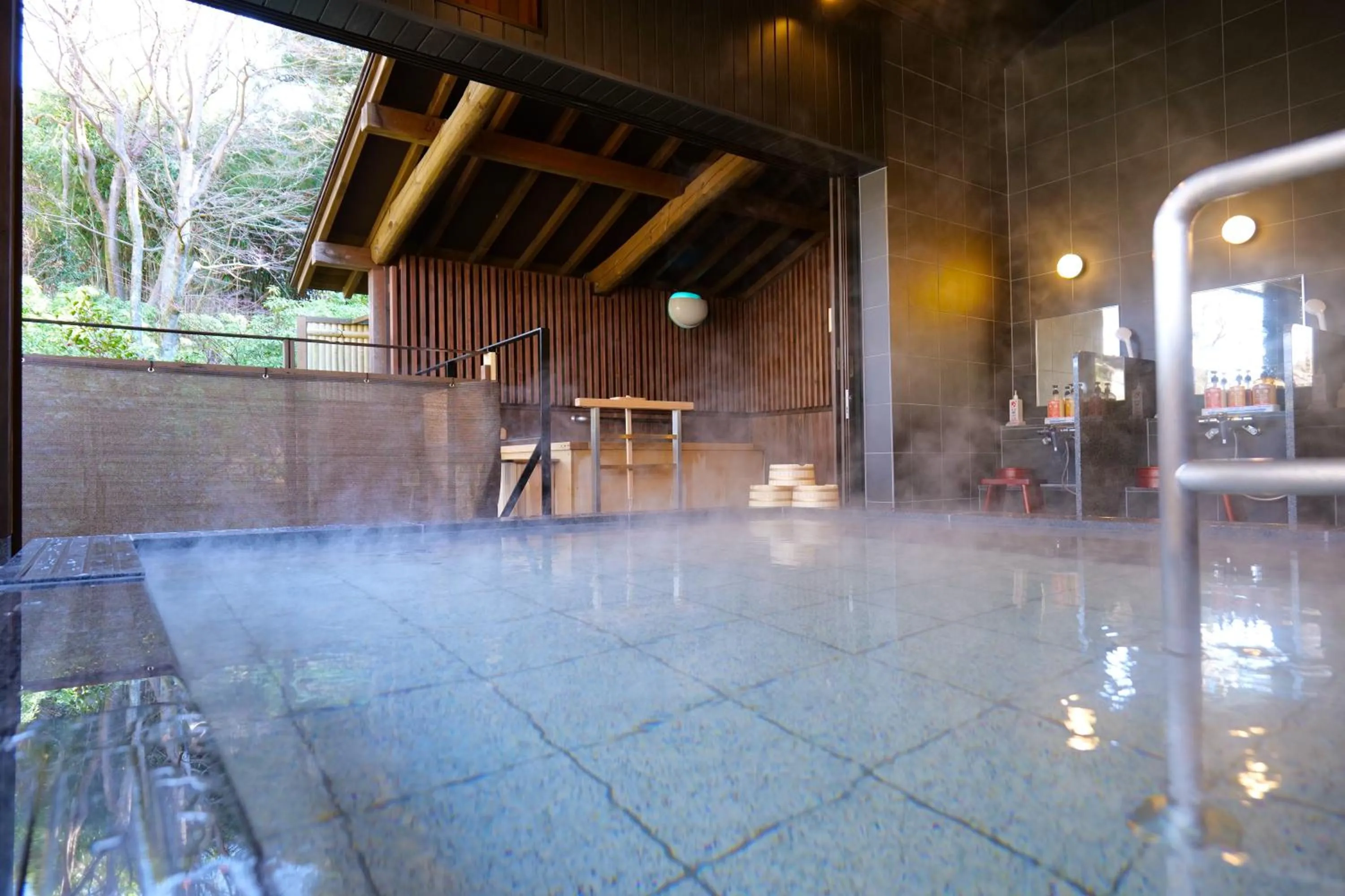 Hot Spring Bath in Nikko Hoshino Yado