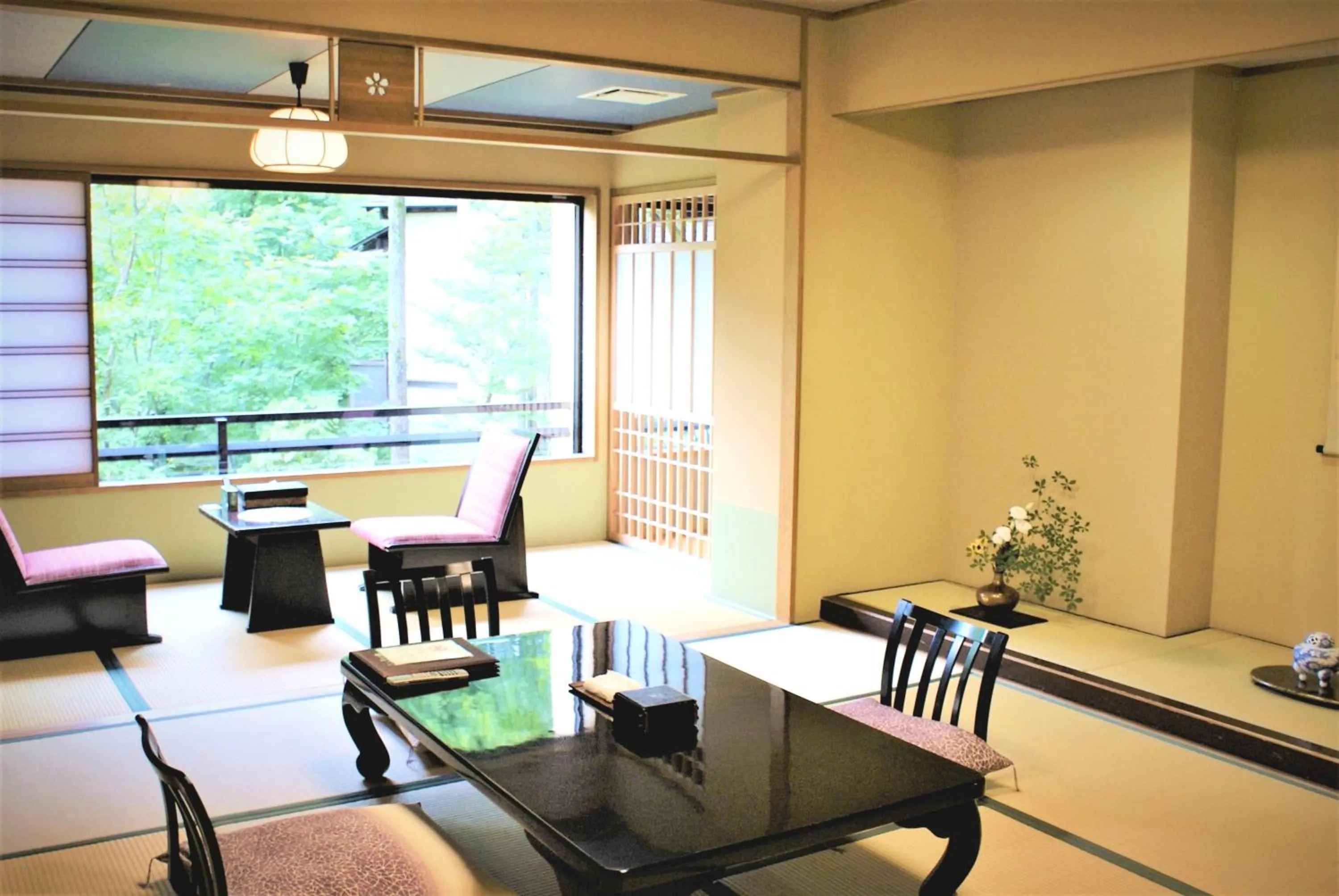 Living room in Nikko Hoshino Yado